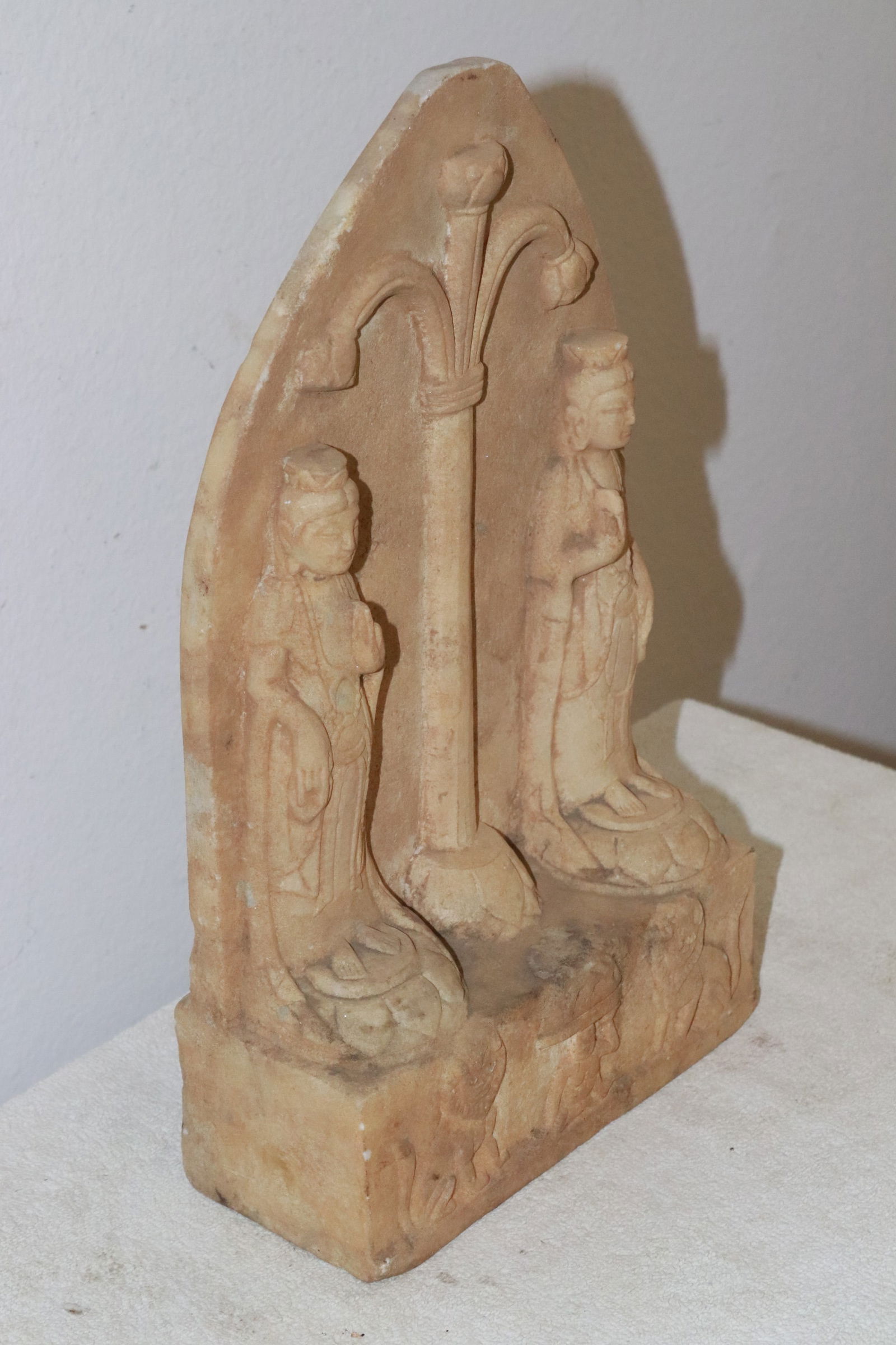 Chinese stone carved table article - 4