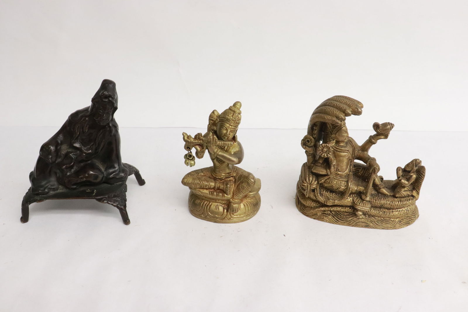 3 vintage Chinese/ South Asia bronze sculpture (1 of 10)