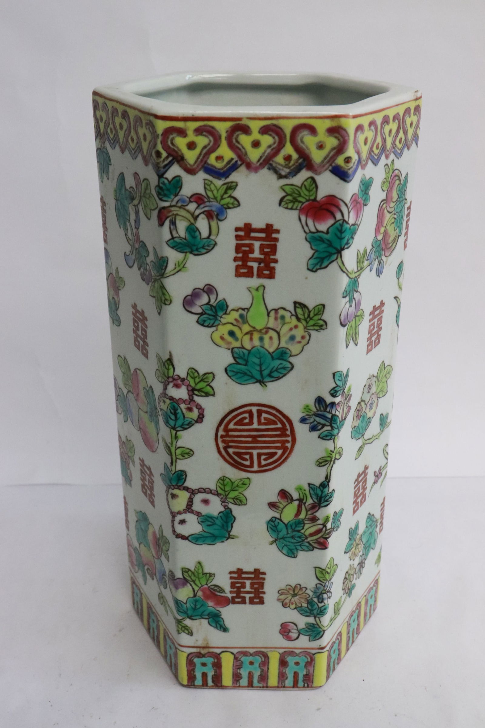 Famille rose porcelain incense holder (1 of 6)