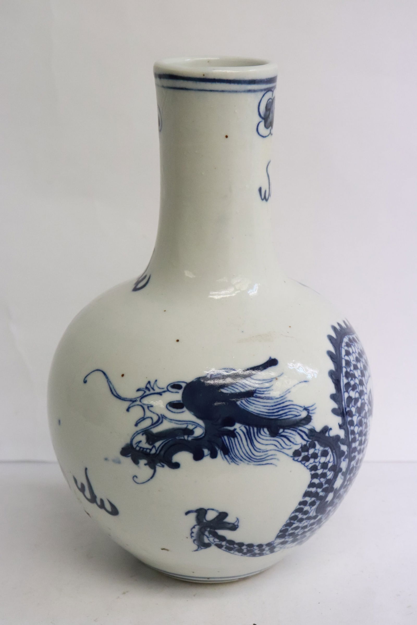 Chinese blue and white porcelain bottle vase (1 of 6)