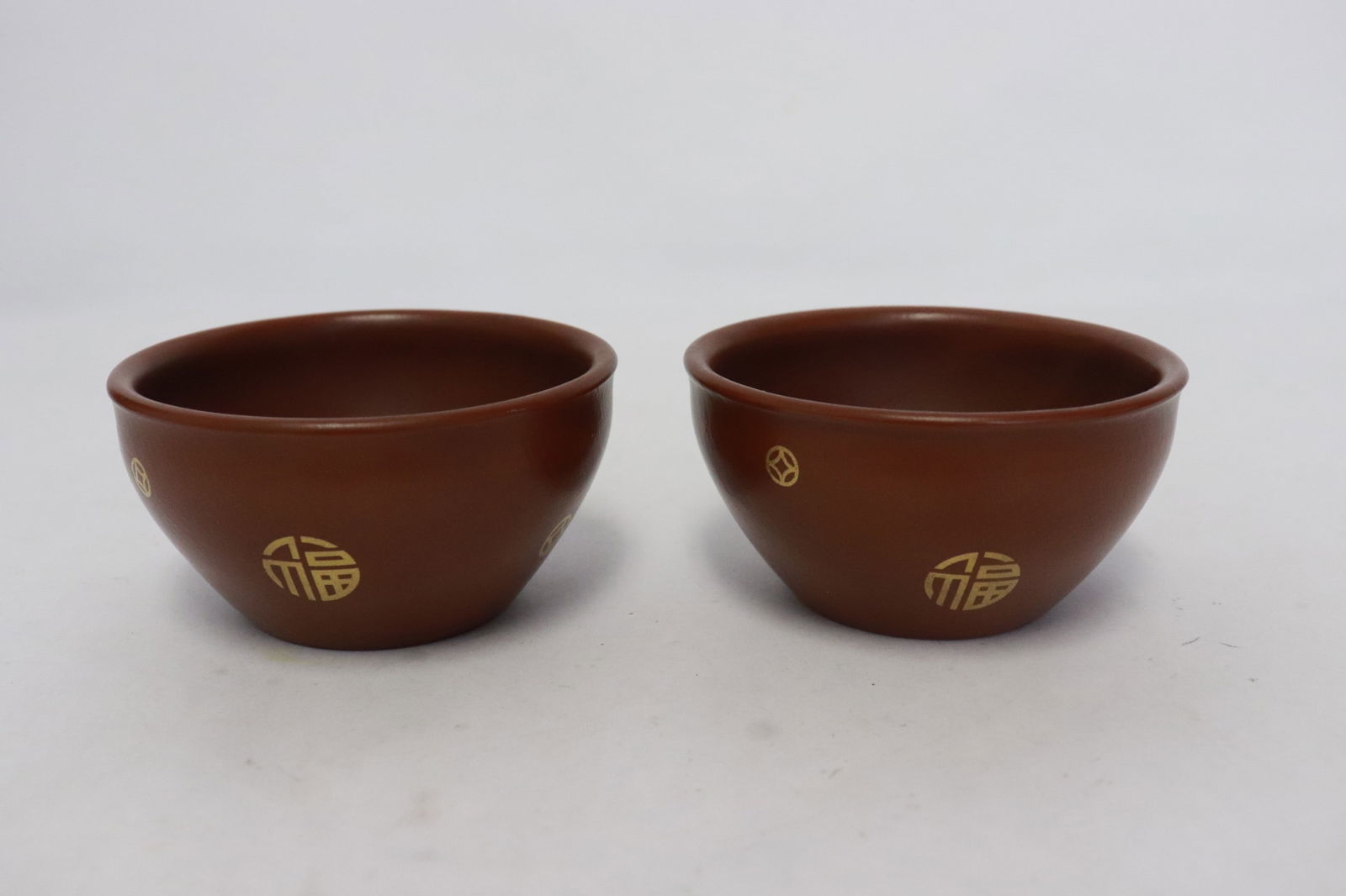 2 Chinese Yixing style tea cups (1 of 8)