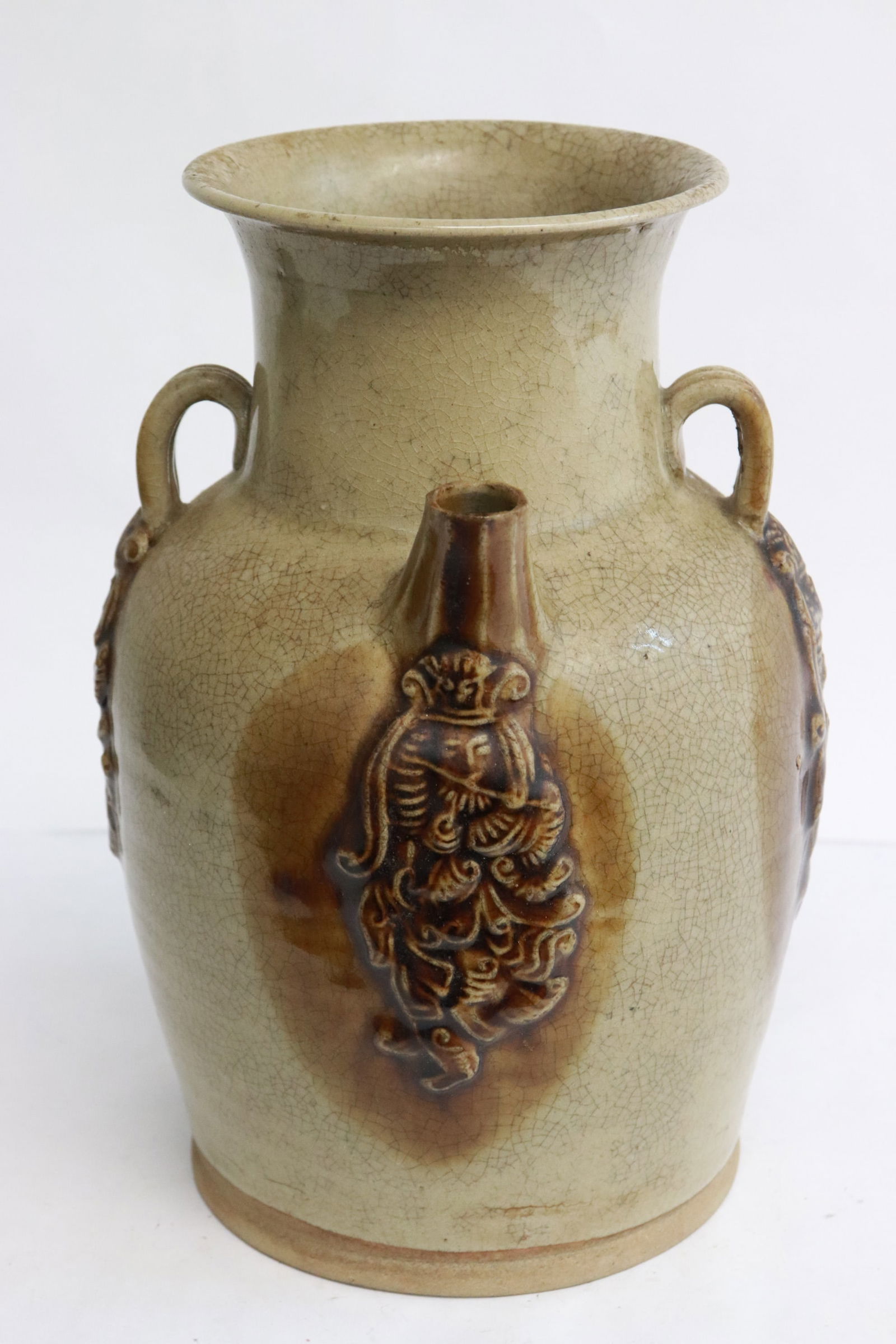 Song style light brown earthenware wine server (1 of 6)