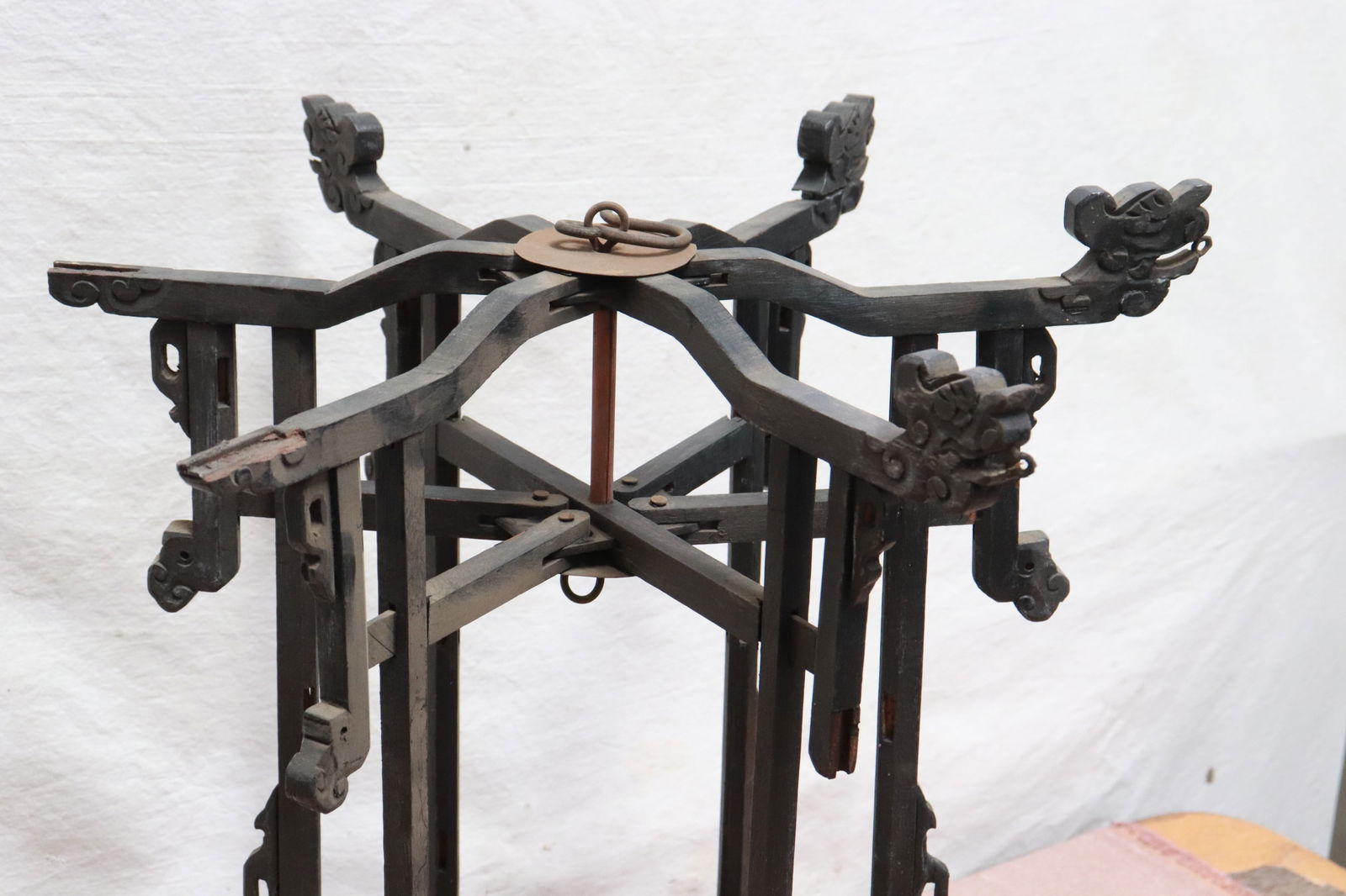 2 Chinese antique lantern frames - 4