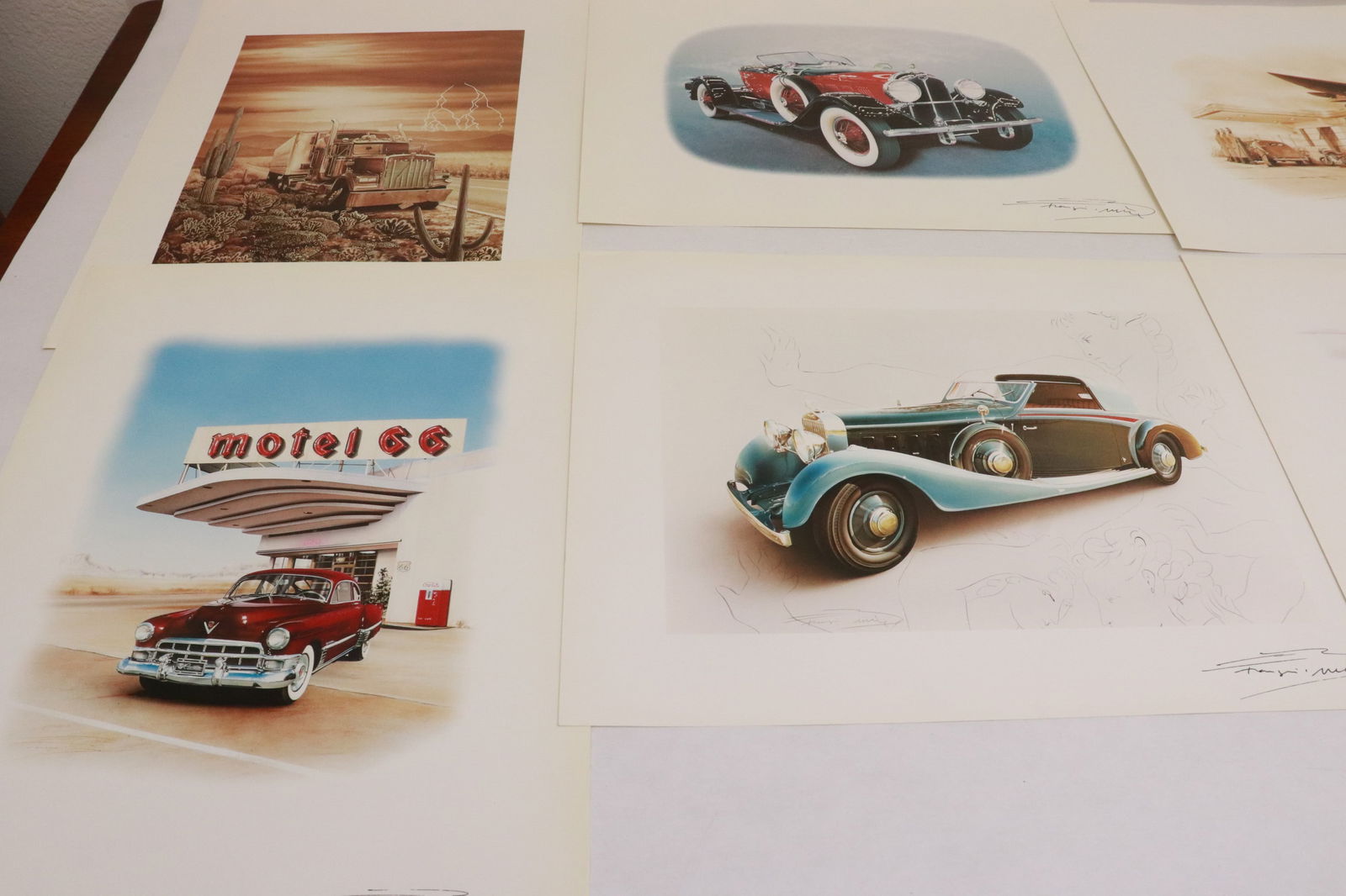 Over 20 signed etchings - 4