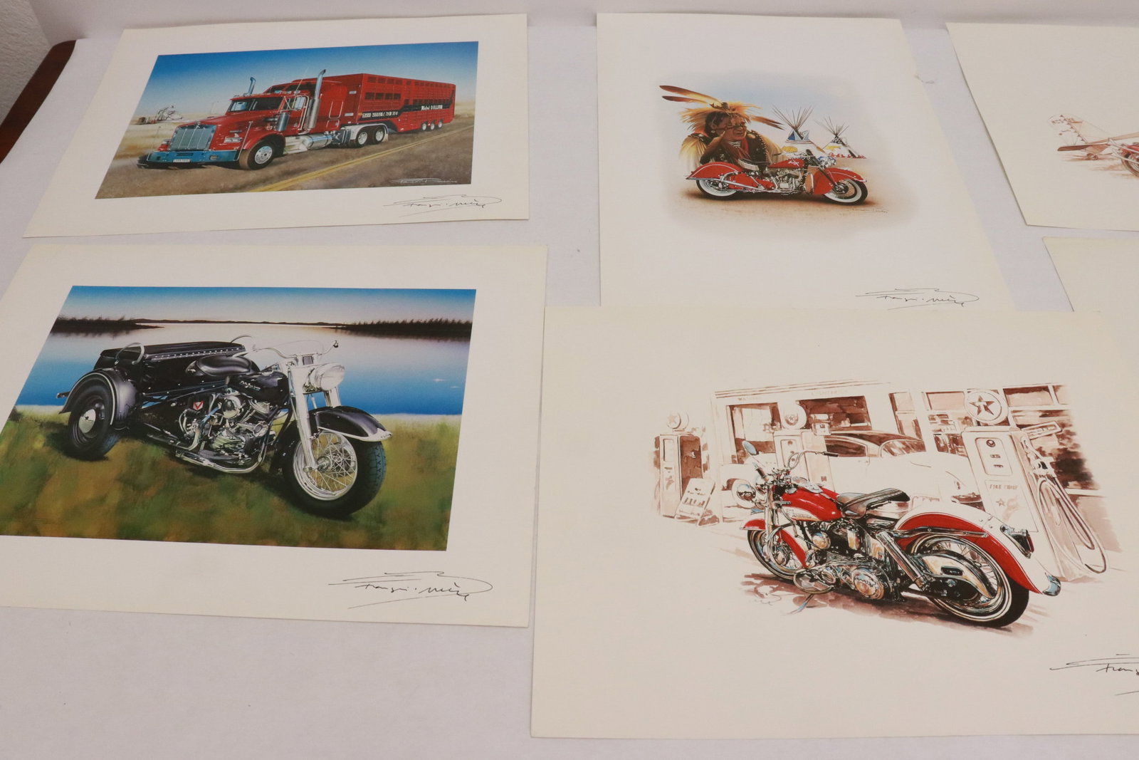 Over 20 signed etchings - 6