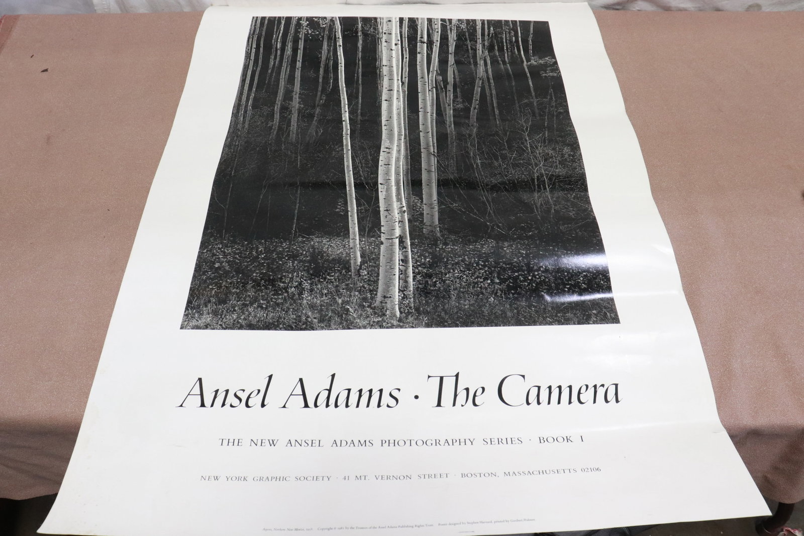 A 1981 photo poster of Ansel Adams (1 of 3)