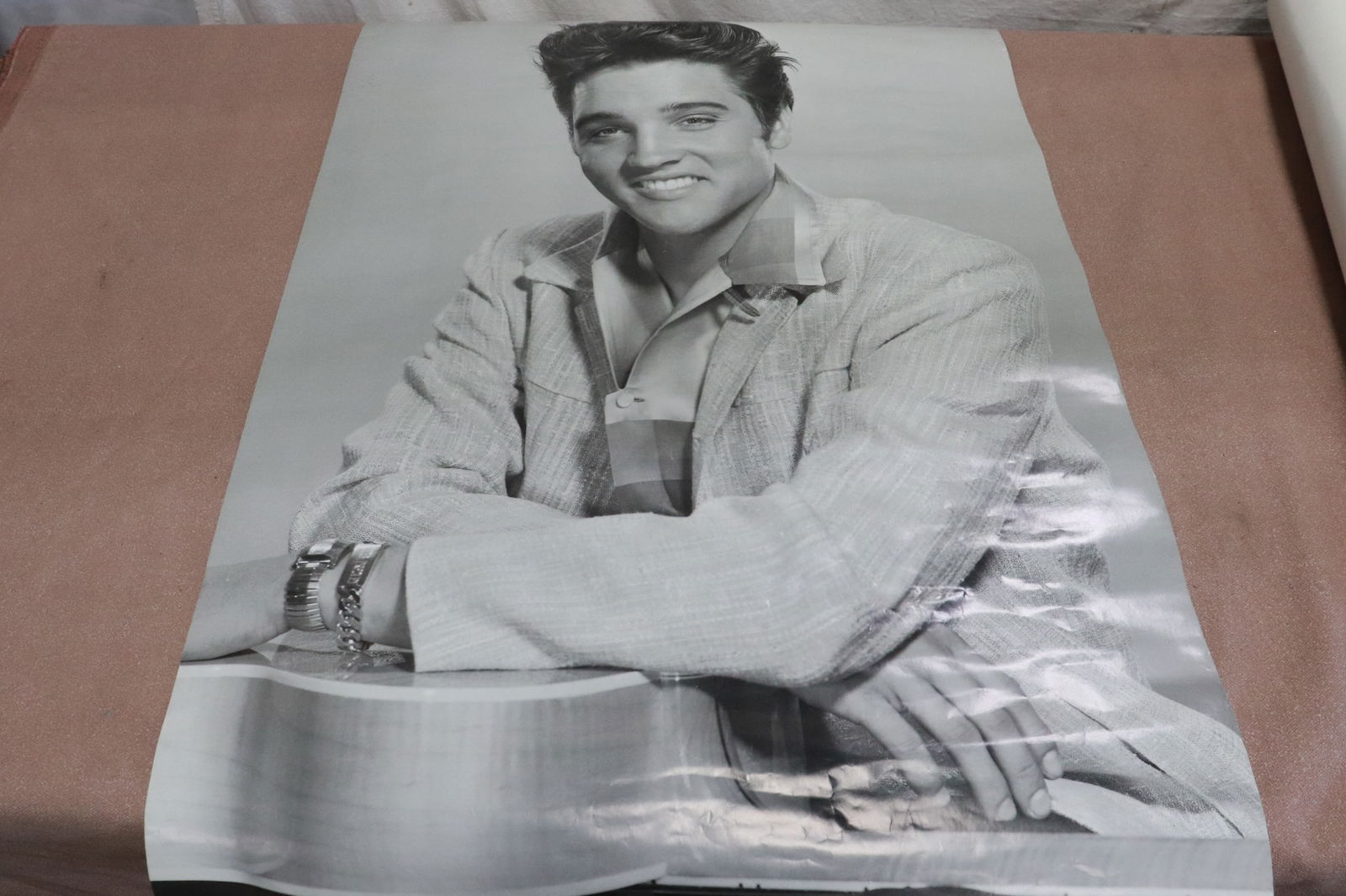 a signed etching, and 3 posters - 3