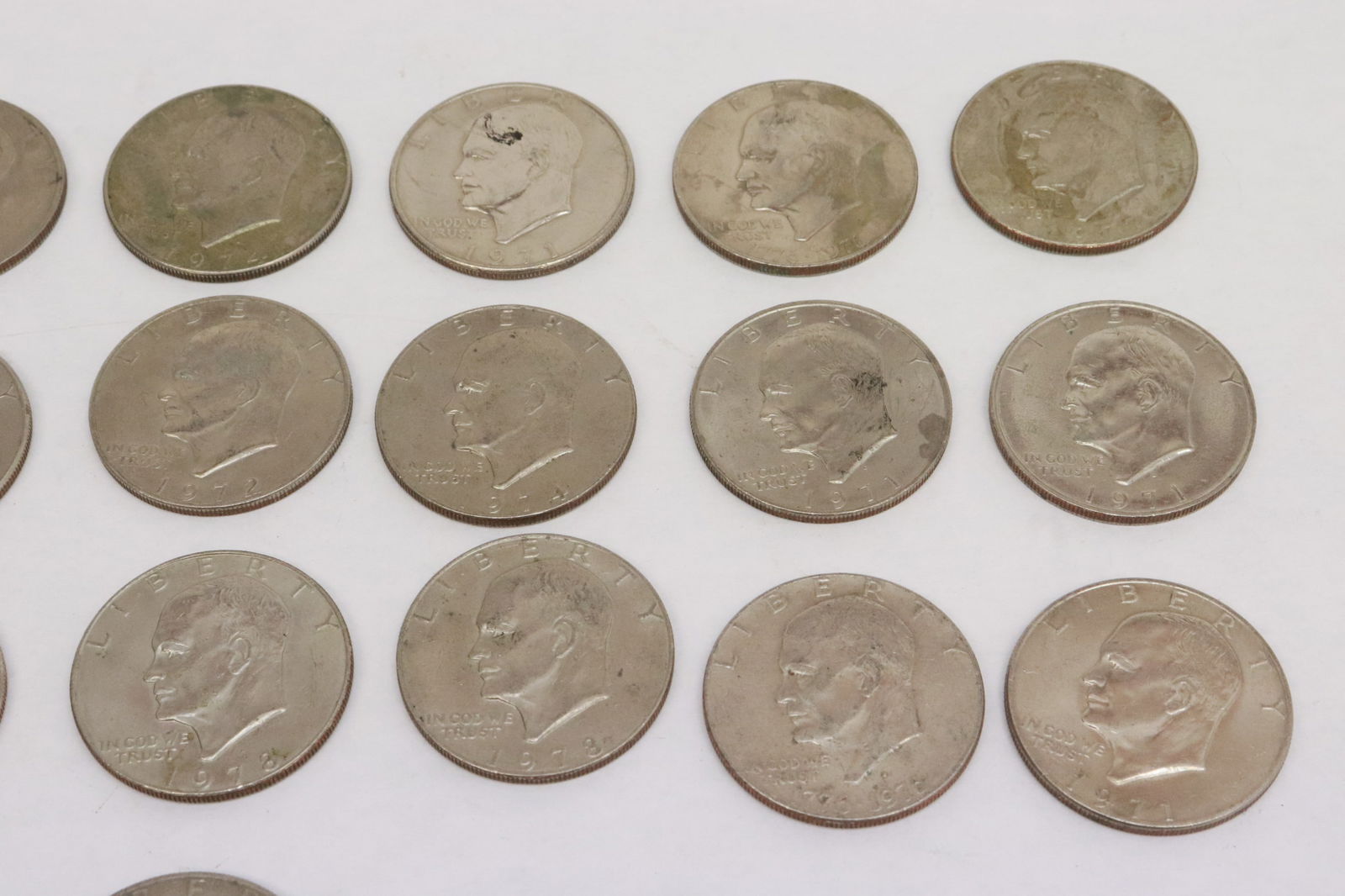 20 Eisenhower dollars - 2