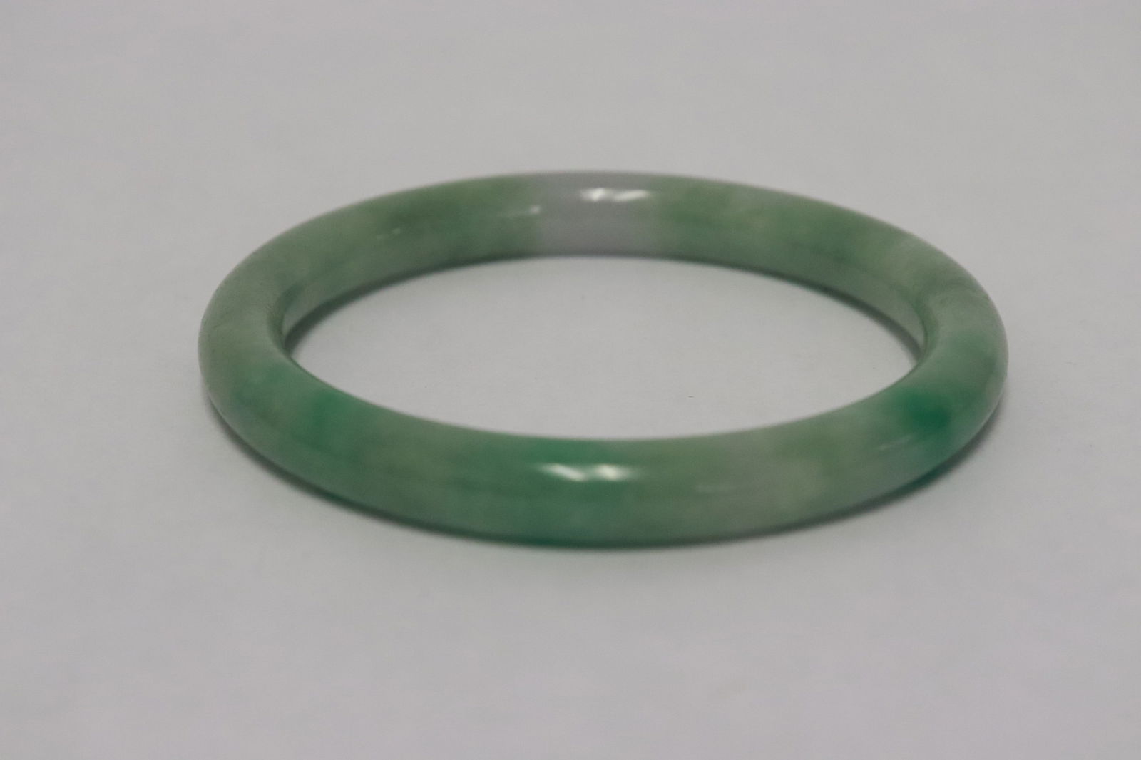 2 jadeite like bangles - 2