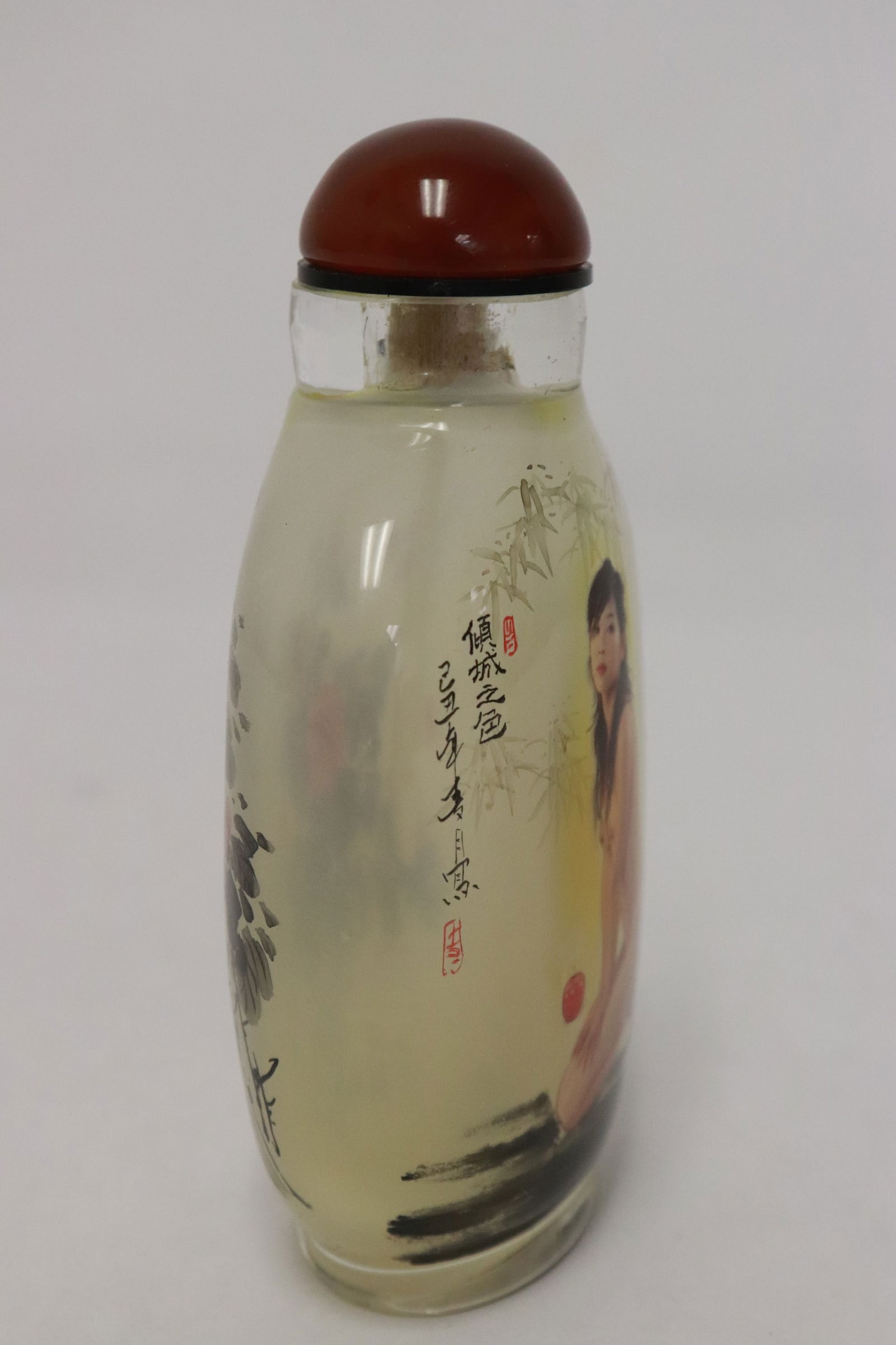 Fine inside painted snuff bottle - 5