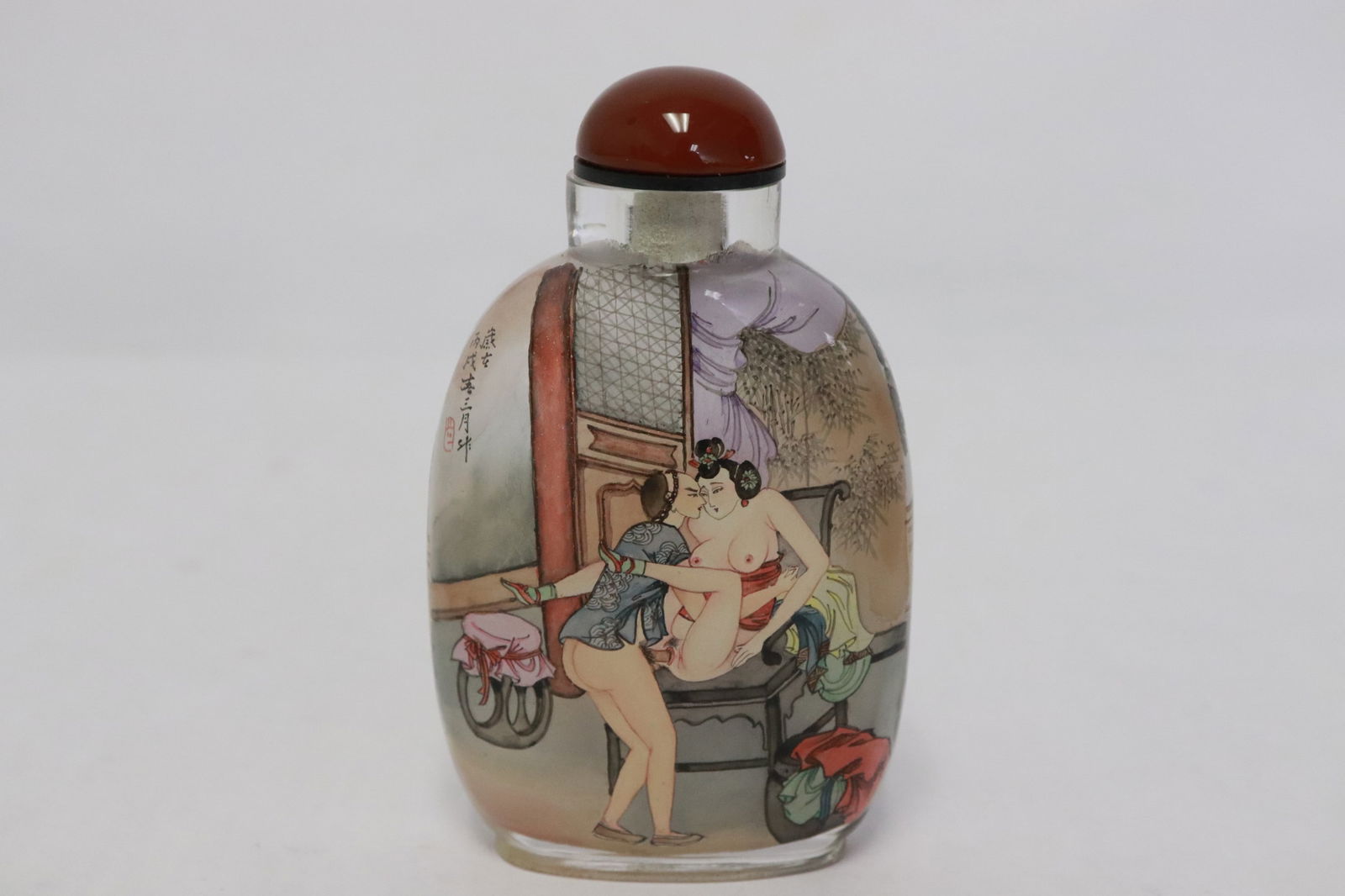 2 inside painted snuff bottles - 5