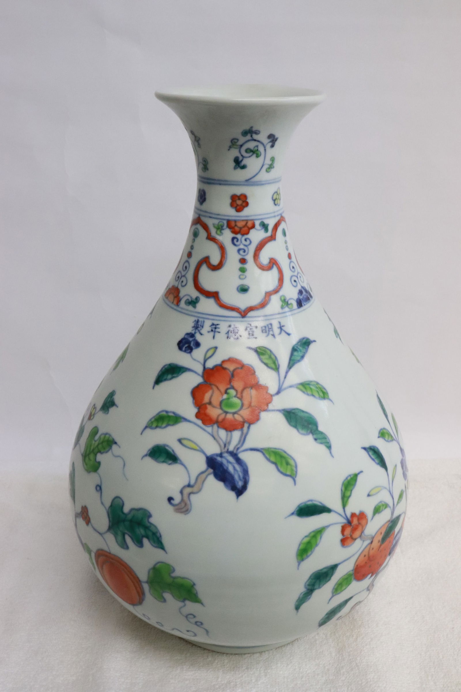 Beautiful doucai porcelain vase (1 of 7)