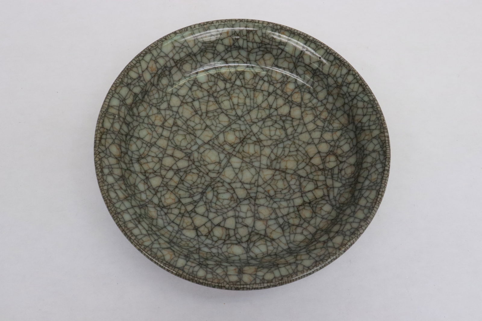 Song style crackleware porcelain plate (1 of 5)
