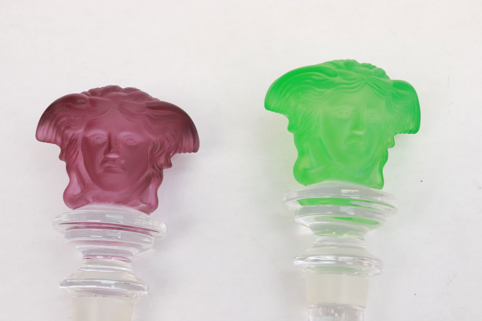 2 Versace crystal bottle stoppers - 2