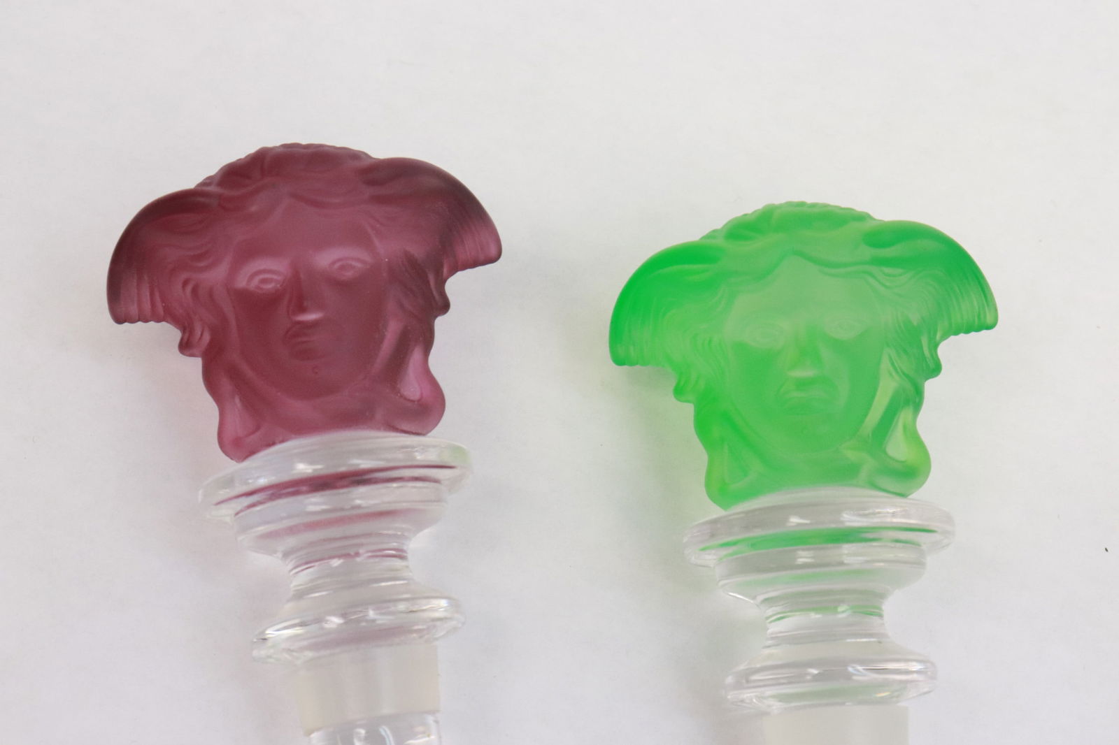 2 Versace crystal bottle stoppers - 4