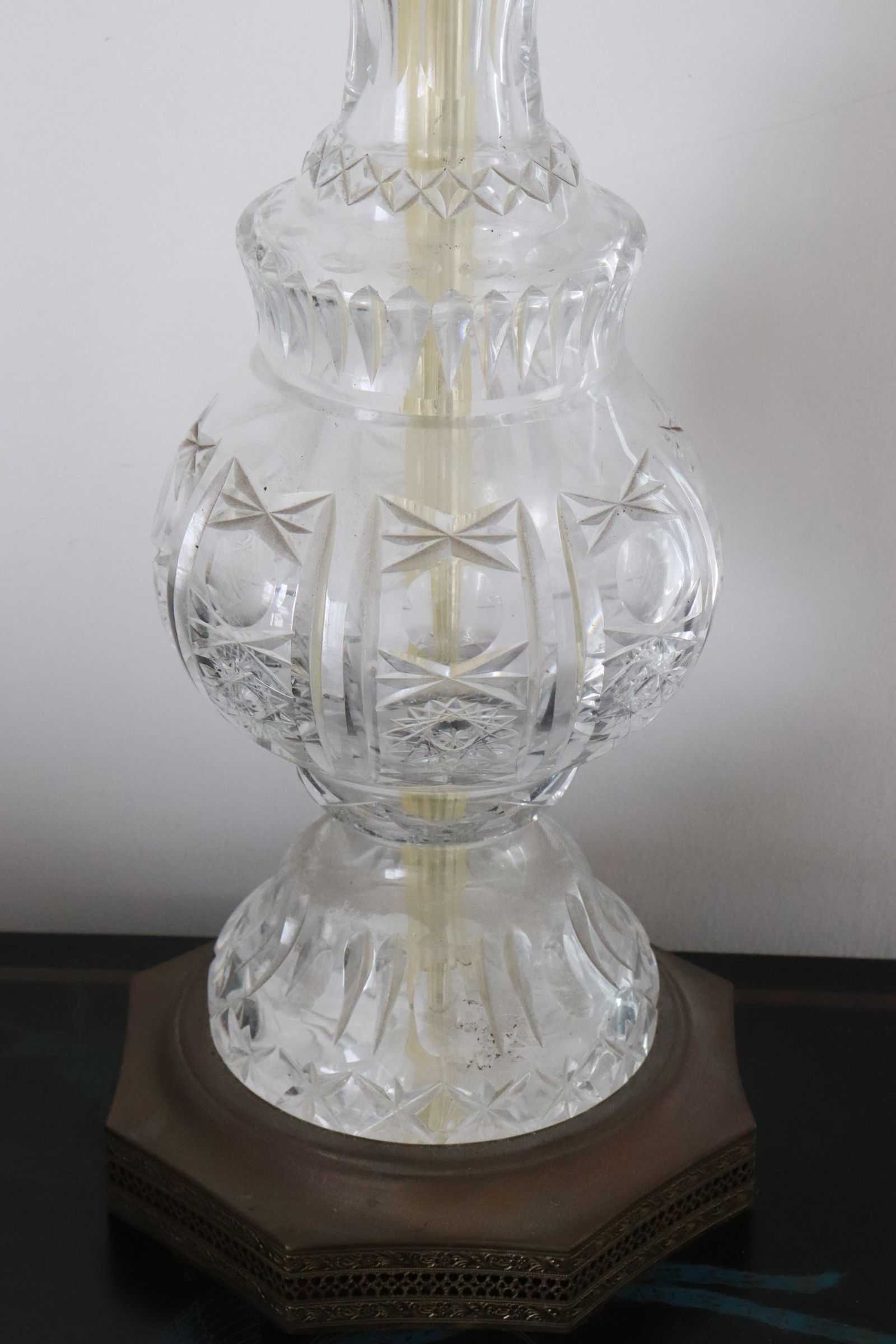 Vintage crystal table lamp - 3