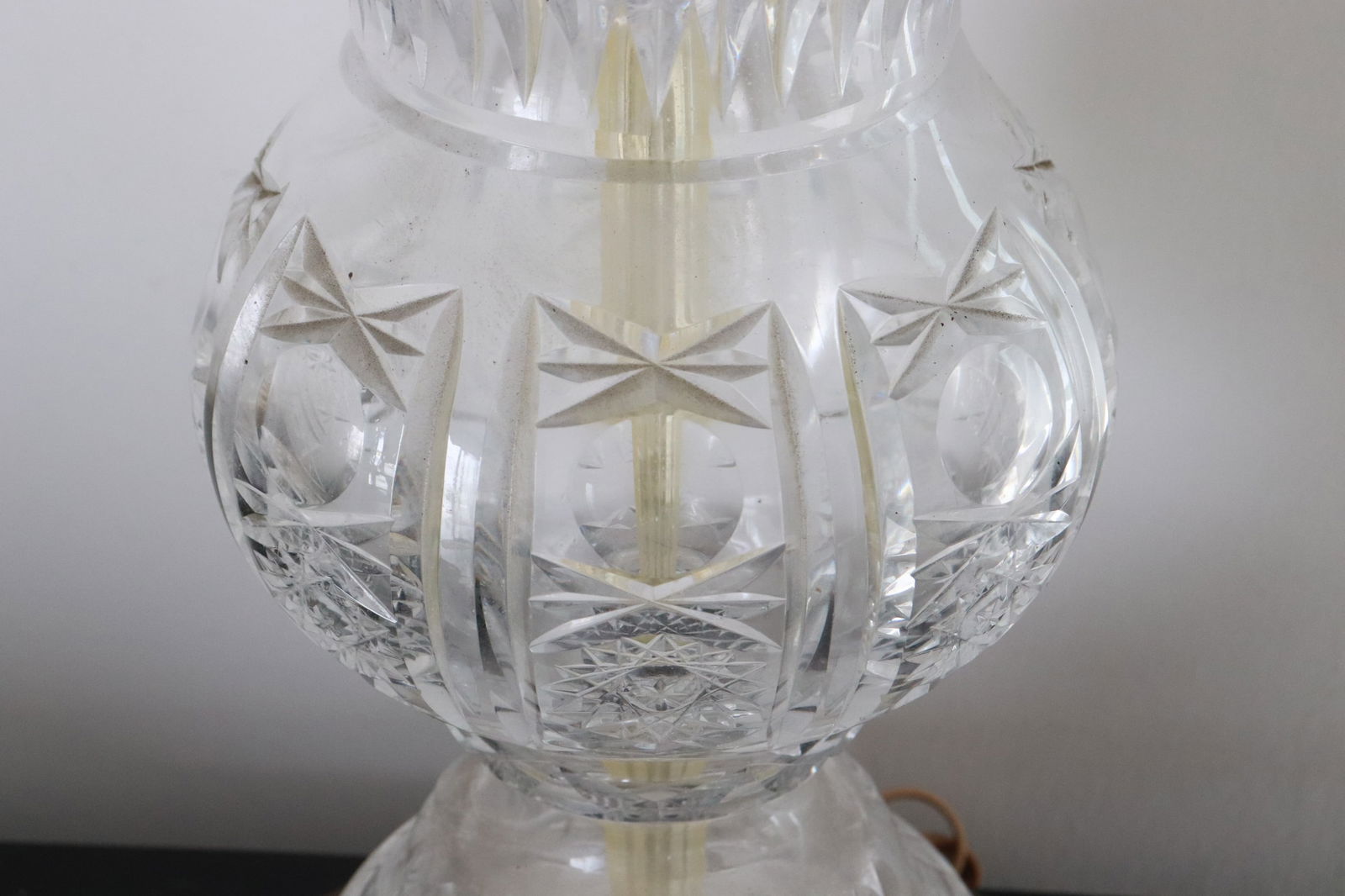 Vintage crystal table lamp - 6