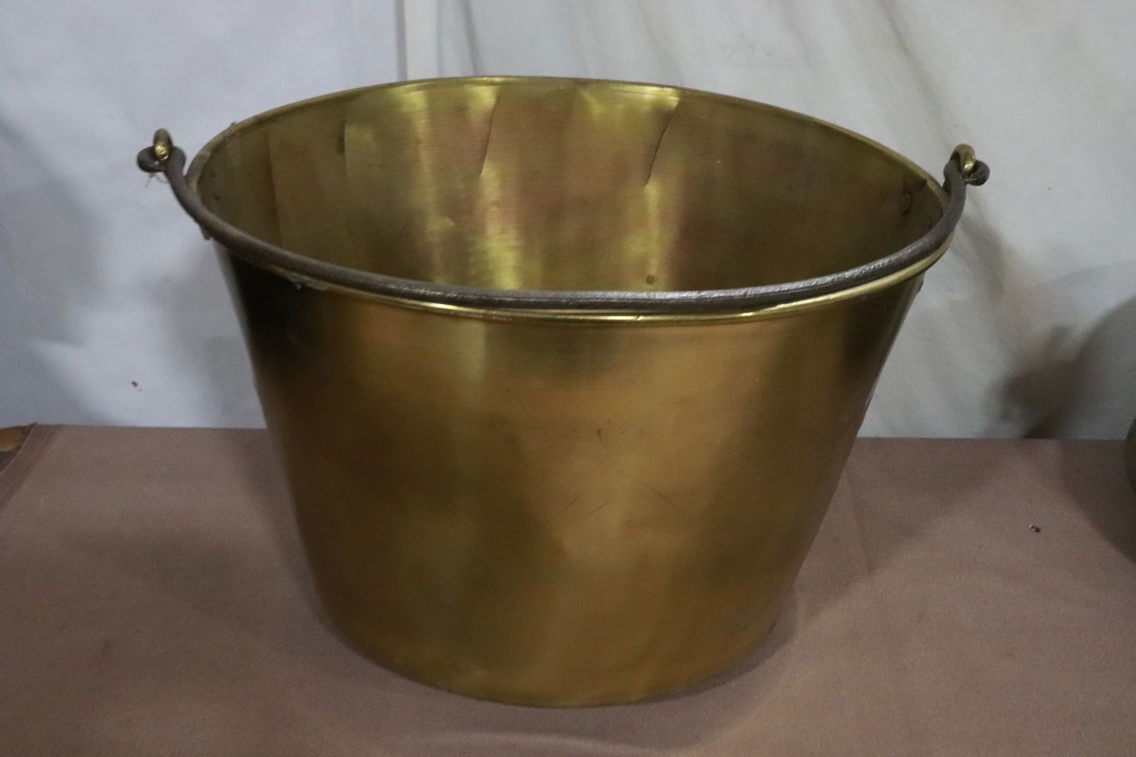 2 large and heavy copper/ brass buckets - 8