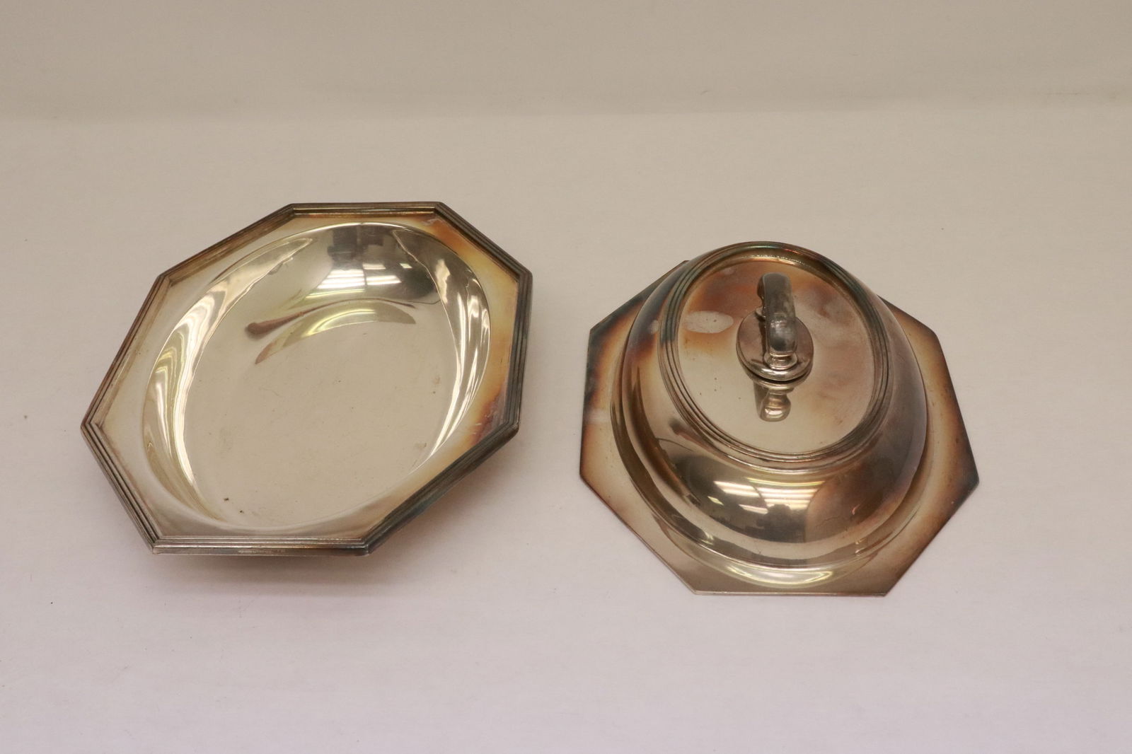 2 silverplate covered meat servers - 7