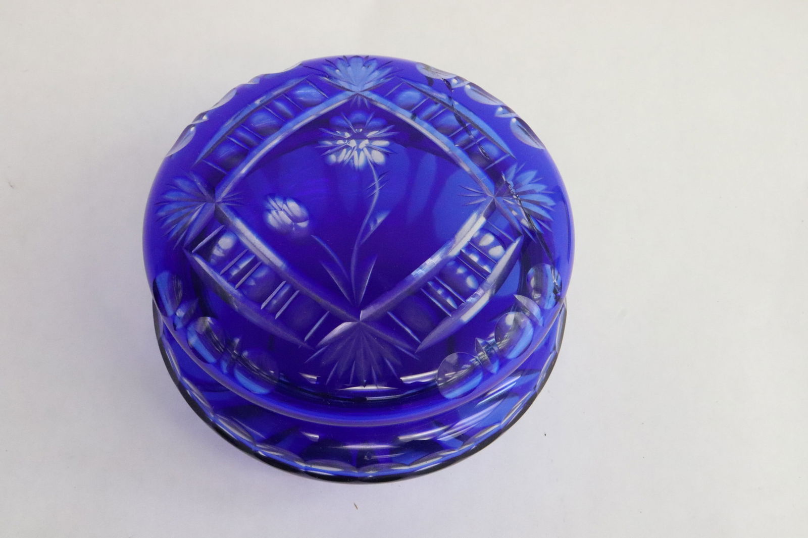 A cobalt blue crystal box (1 of 5)