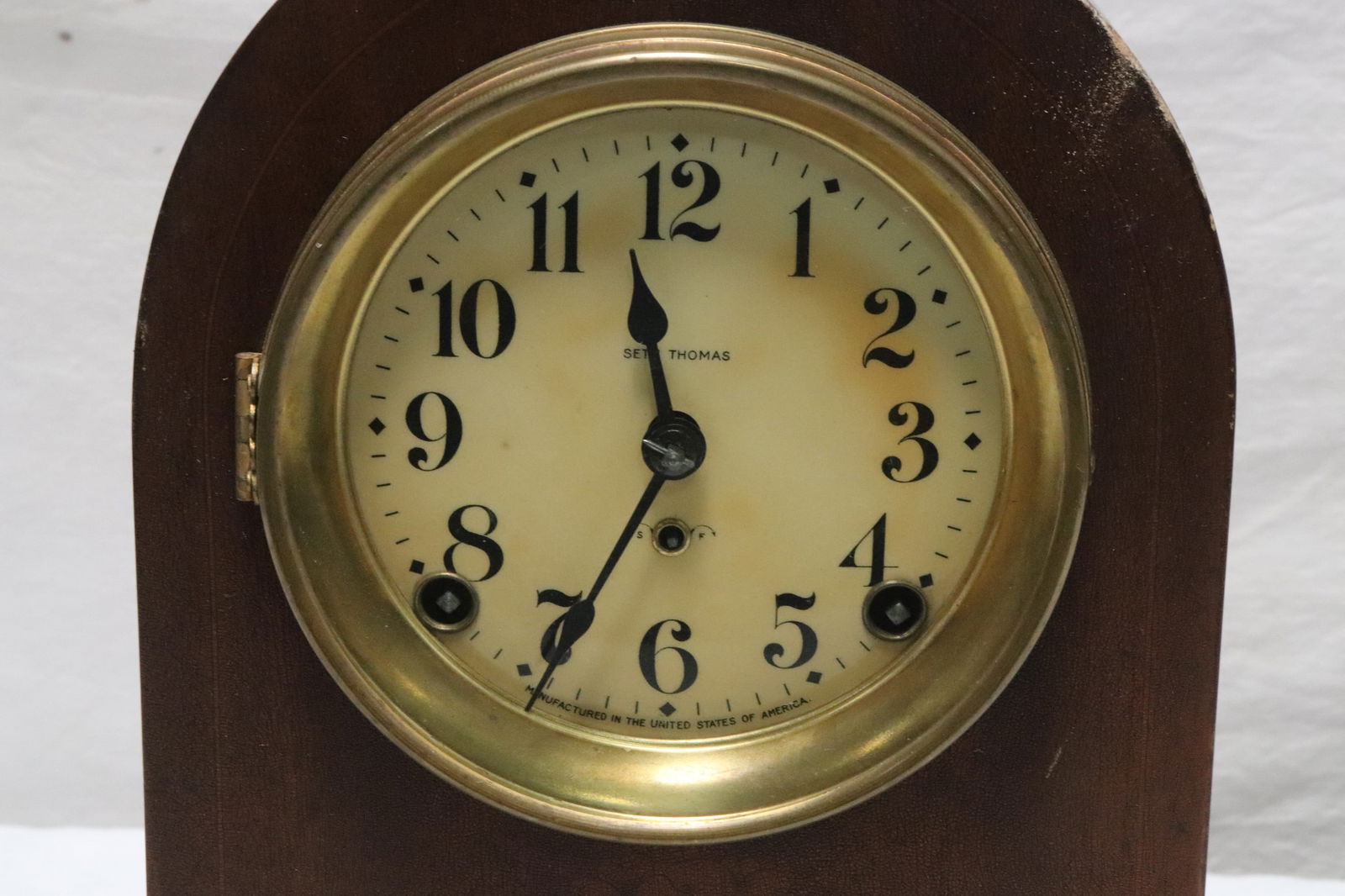 Antique Seth Thomas keywind table clock - 2