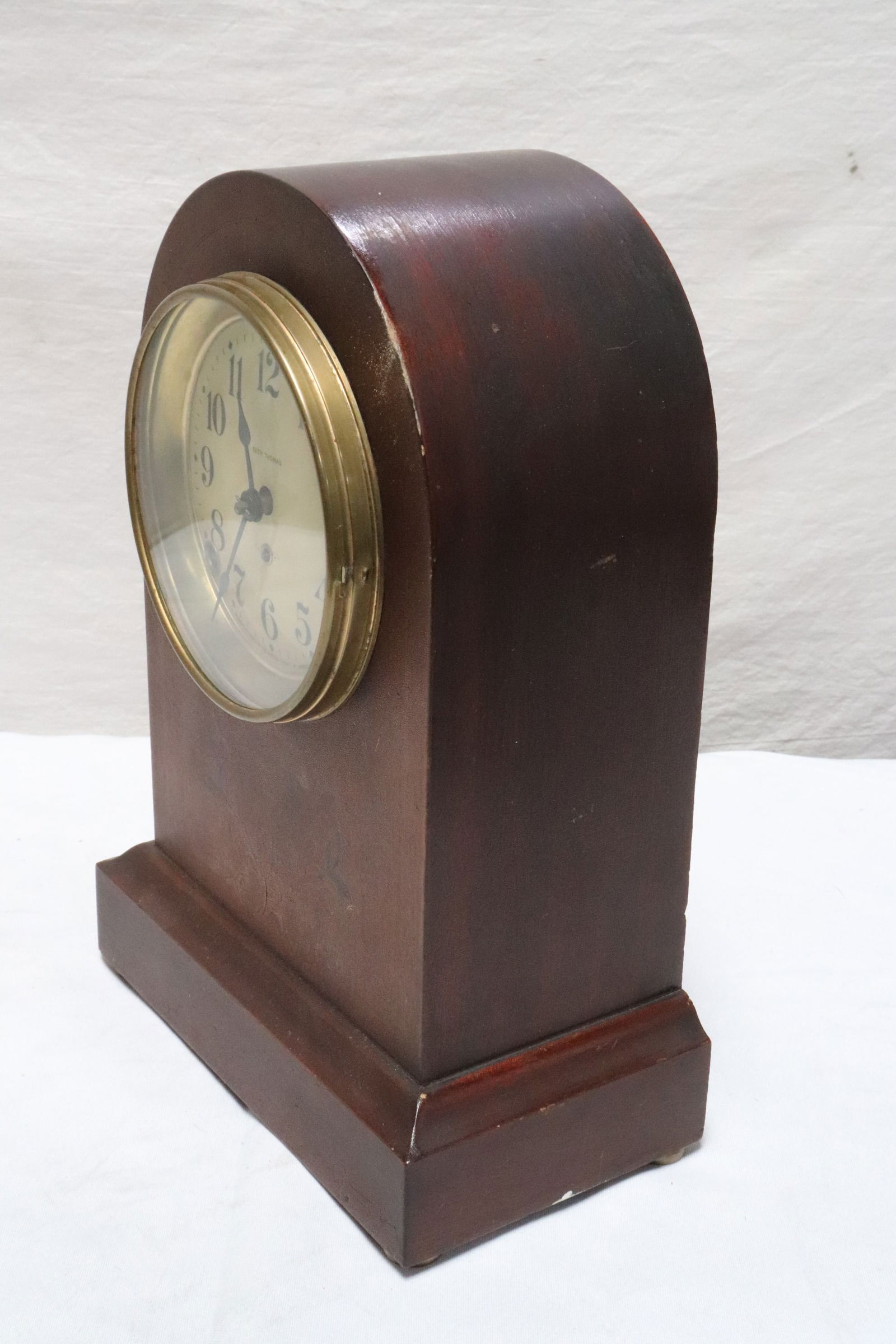 Antique Seth Thomas keywind table clock - 4