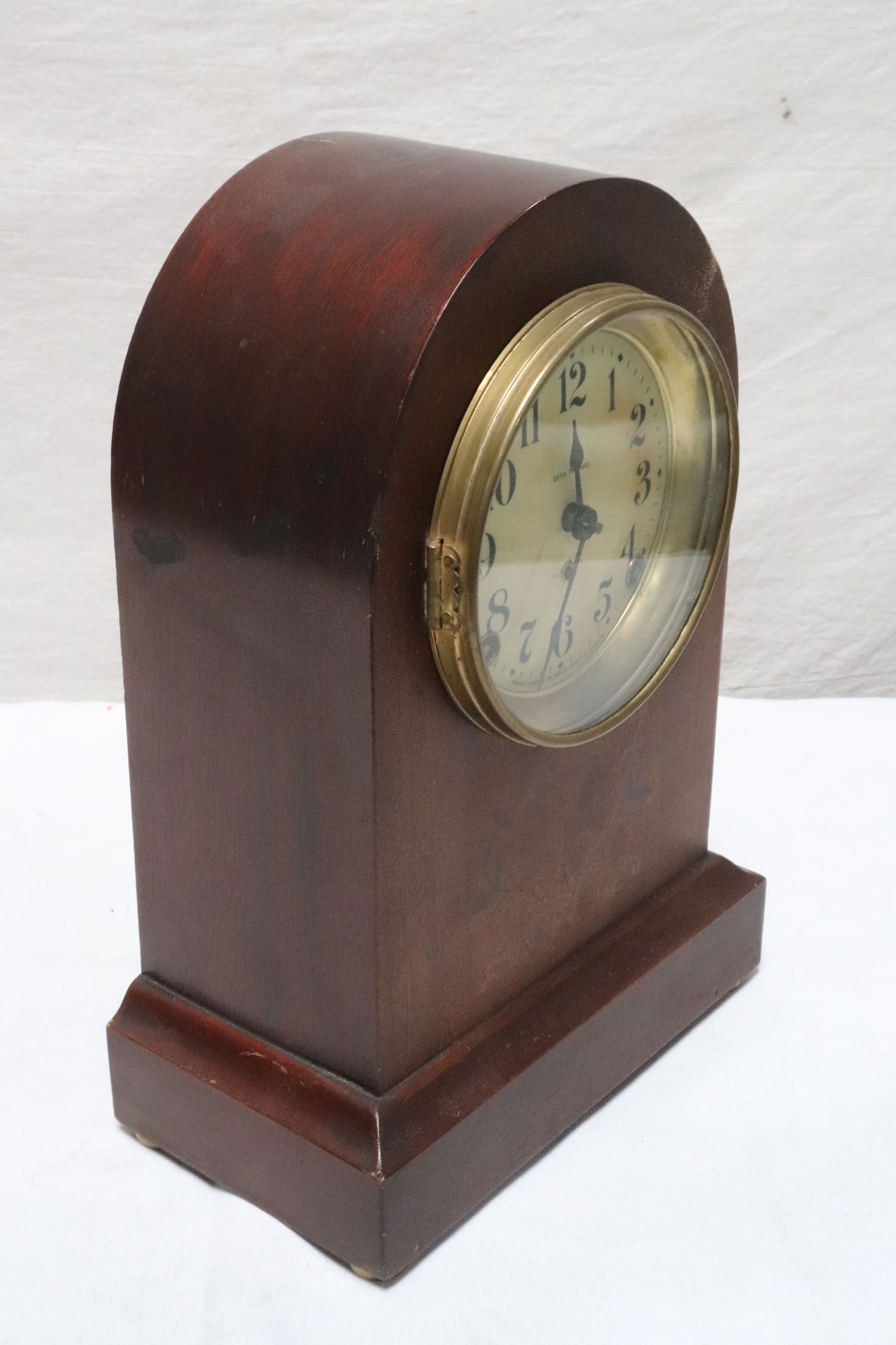 Antique Seth Thomas keywind table clock - 5