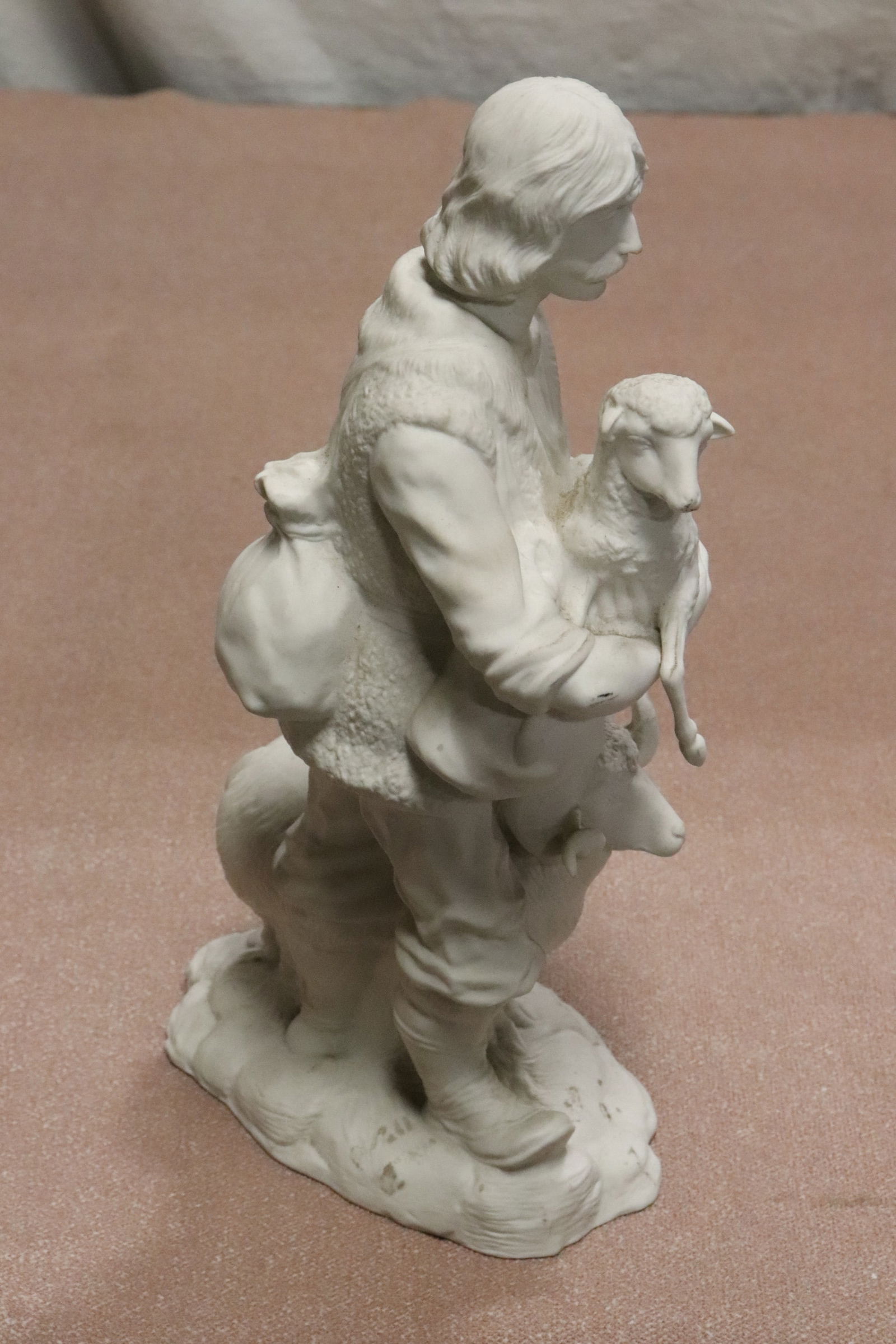 3 bisque sculptures - 4