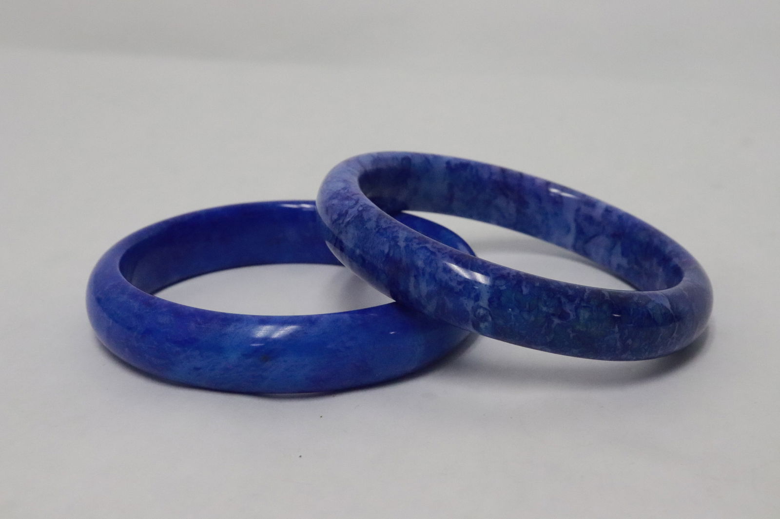 2 lapis bangles - 8