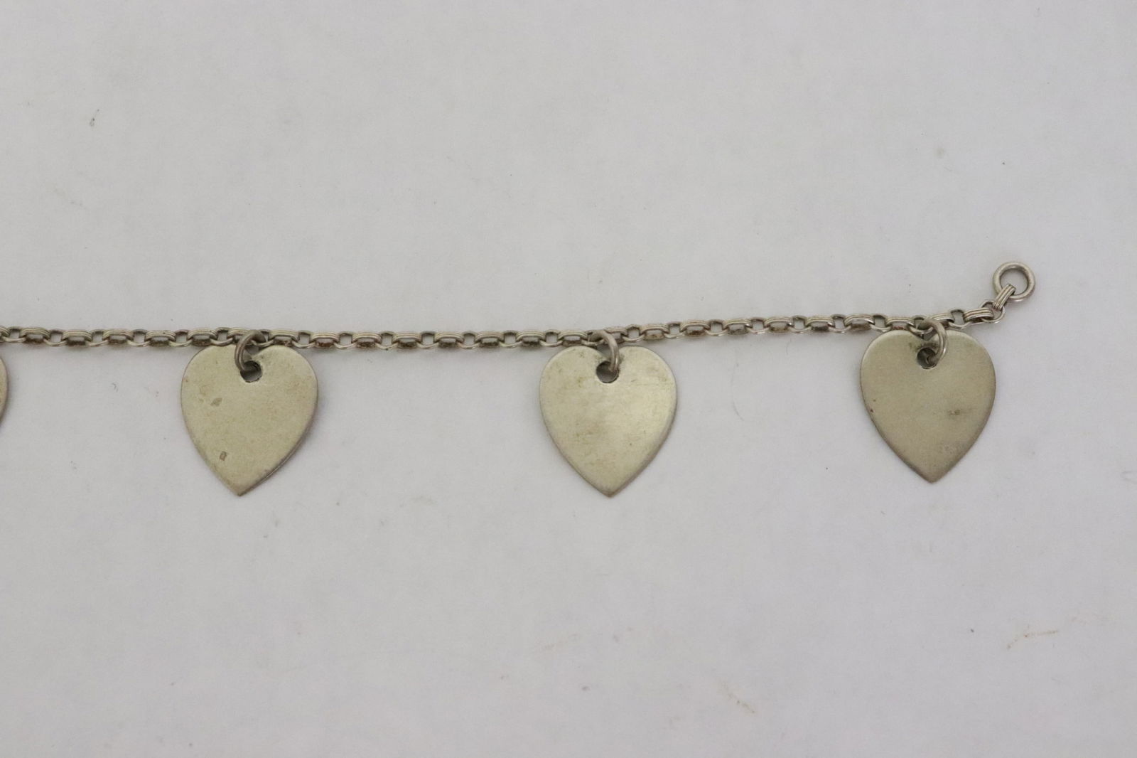 2 sterling charm bracelets - 6