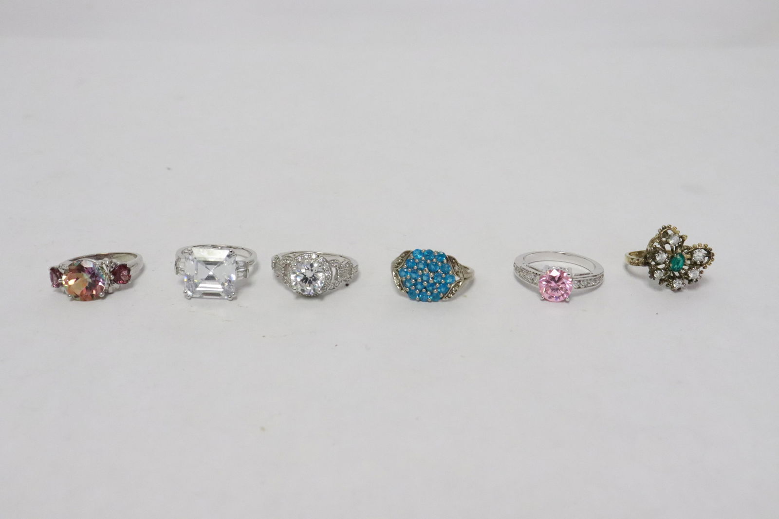 6 fancy sterling rings (1 of 8)