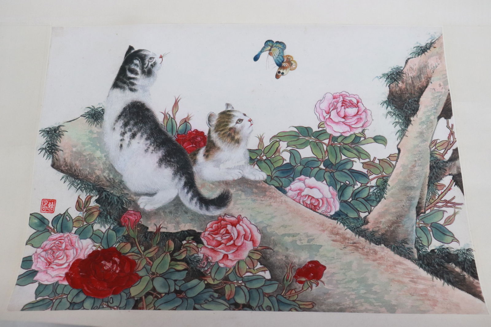KeJia Cao watercolor on paper "cats" (1 of 5)