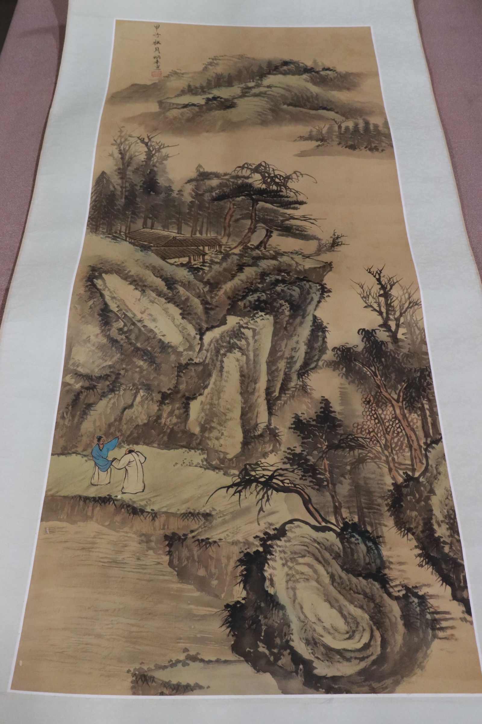 BingLai Wang watercolor on silk (1 of 7)