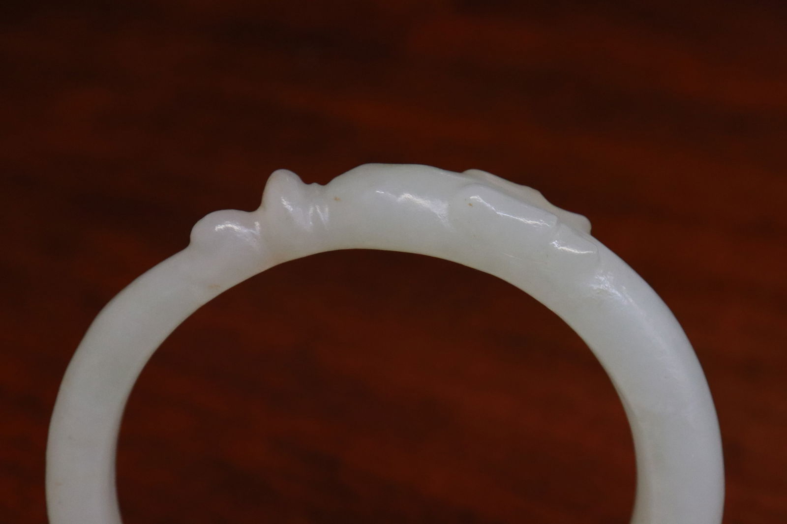 Ming white jade bangle, c1600AD - 5