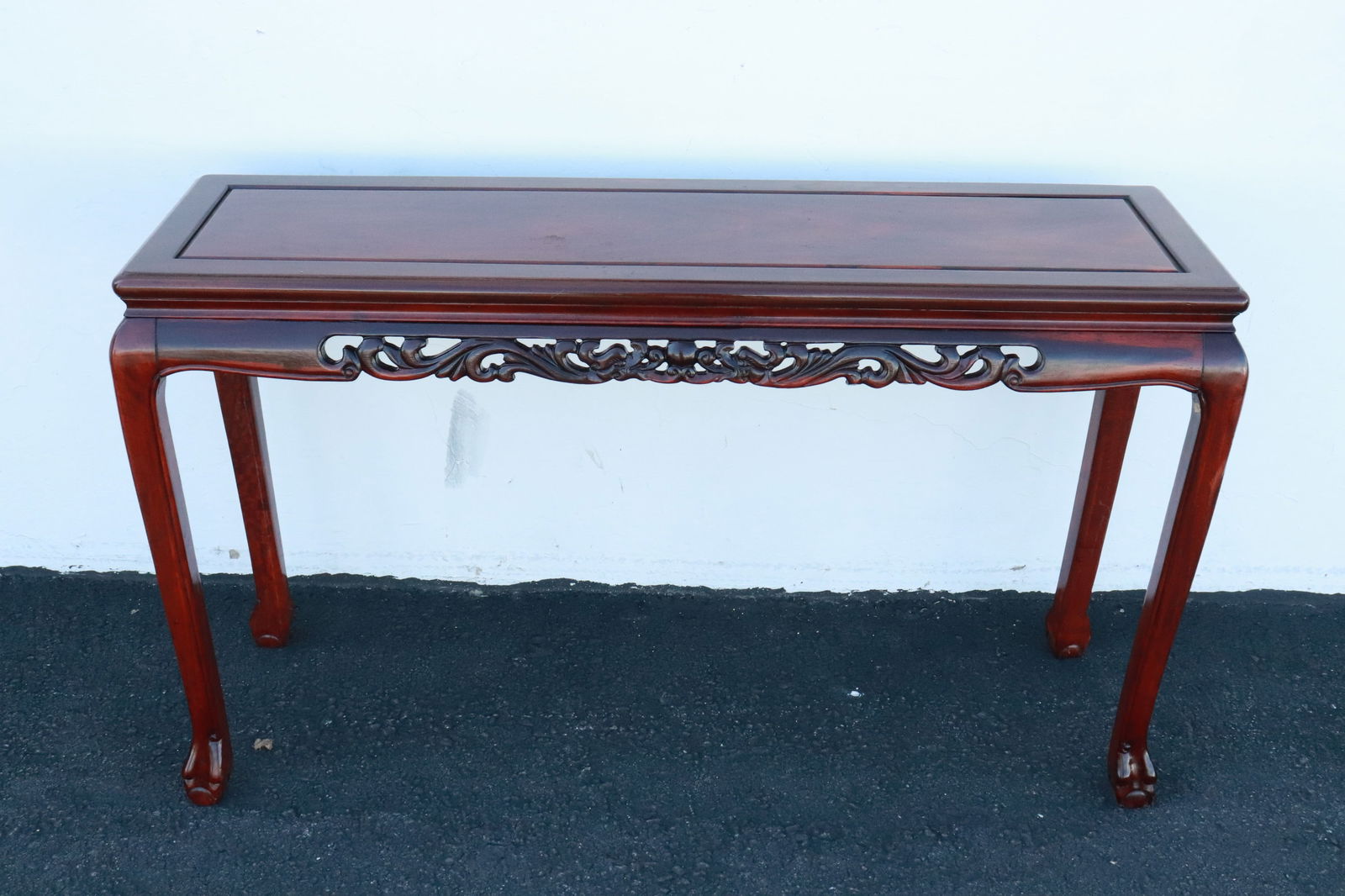 Chinese rosewood scroll table (1 of 9)