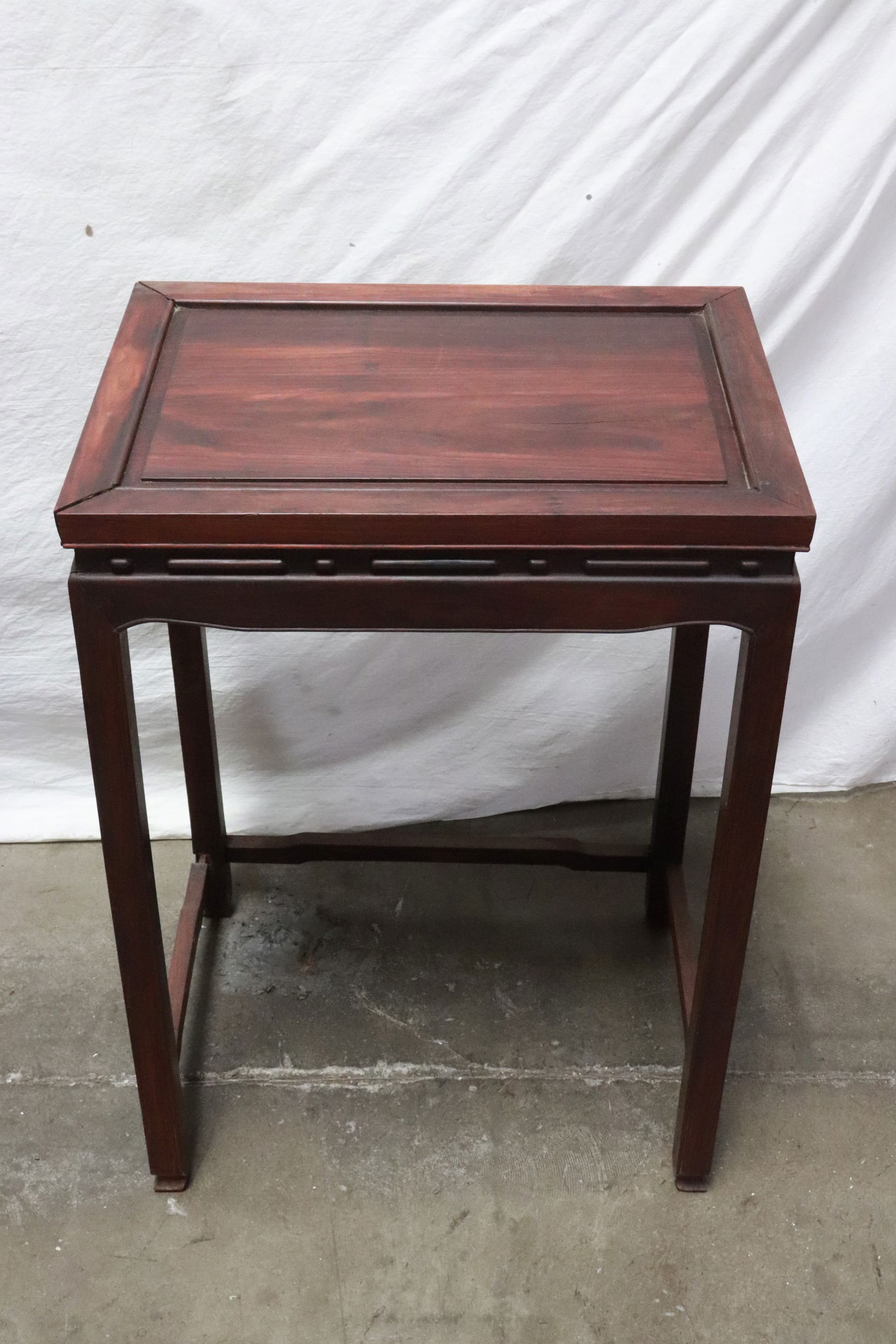 Chinese rosewood side table (1 of 8)
