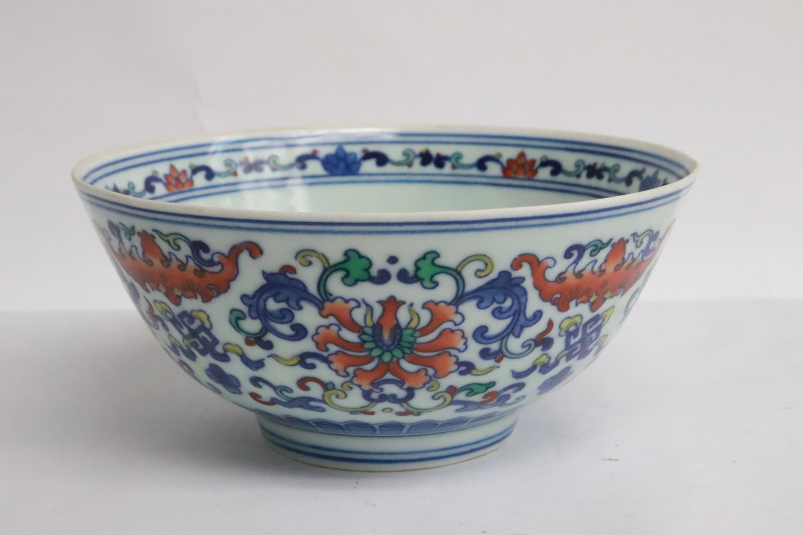 A Chinese doucai porcelain bowl (1 of 6)