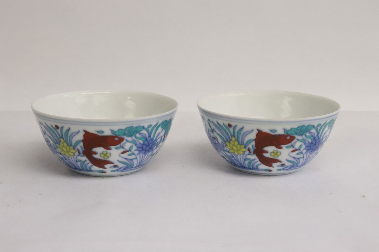 Pair doucai porcelain bowl (1 of 9)