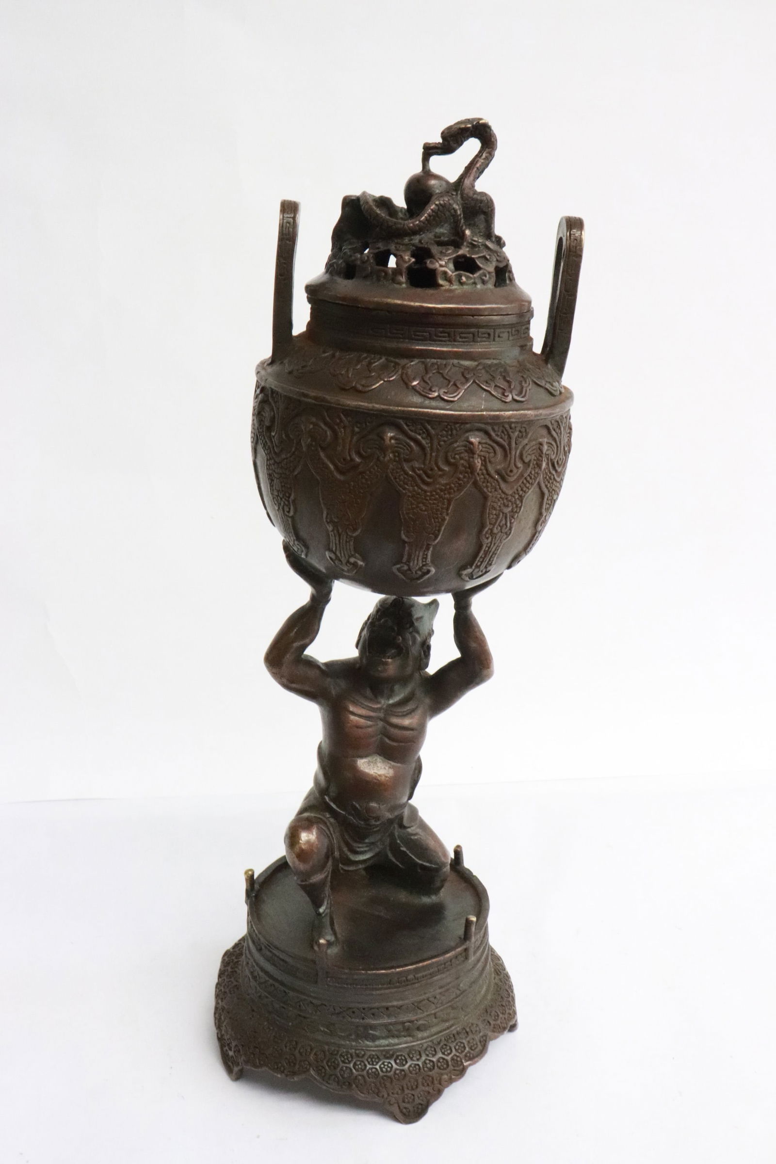 Chinese bronze/ copper censer (1 of 9)
