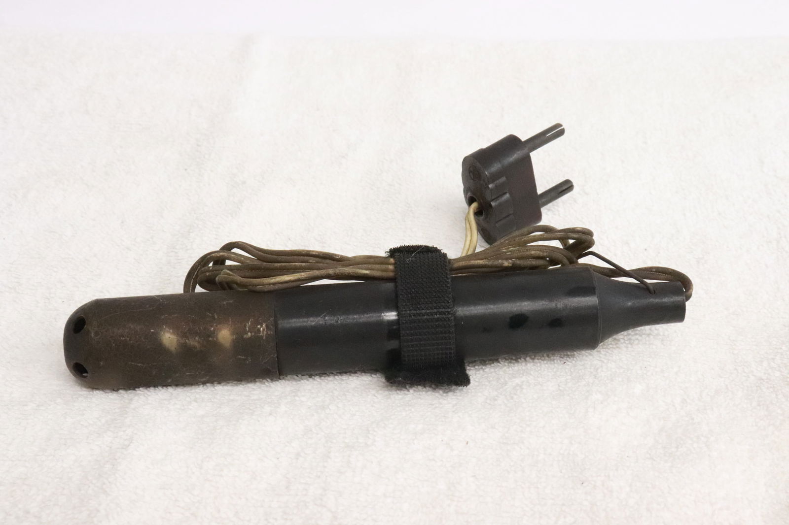 Art deco electric lighter in the form of speaker(?): Art deco electric lighter in the form of speaker(?), 6"L