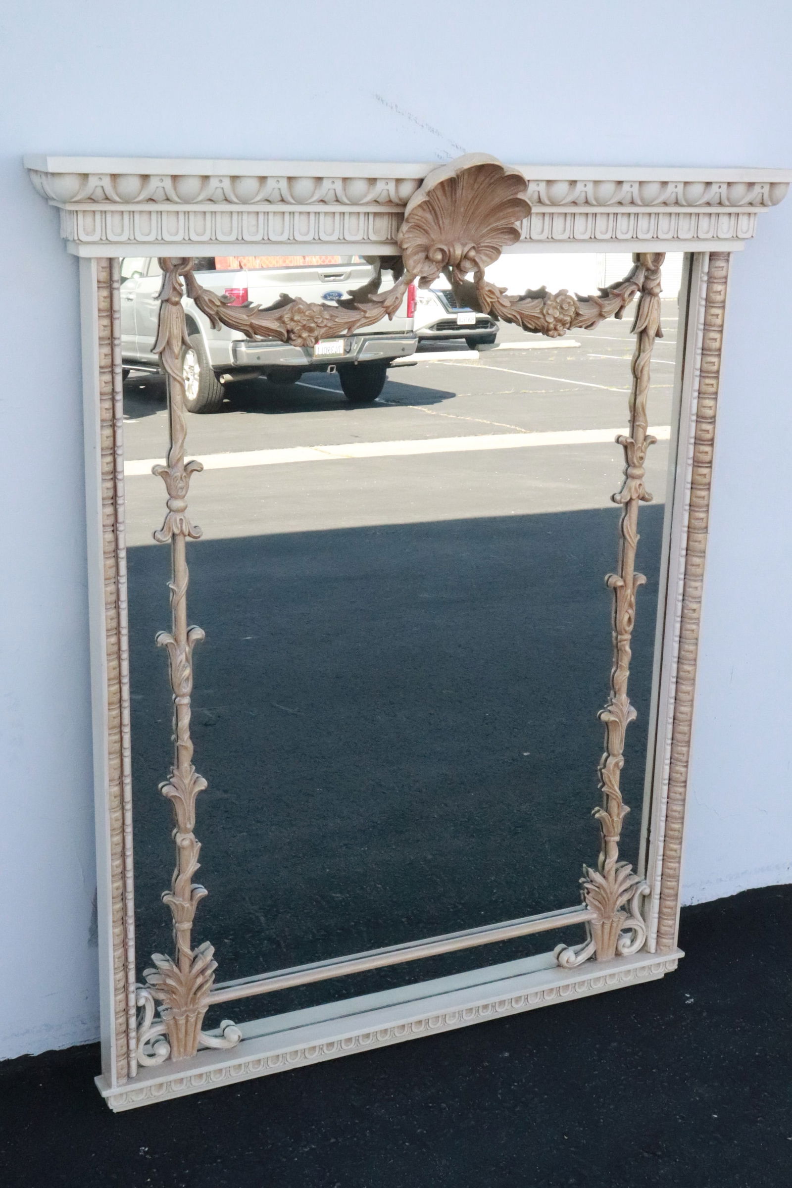 French Louis XVI style wall mirror (1 of 7)