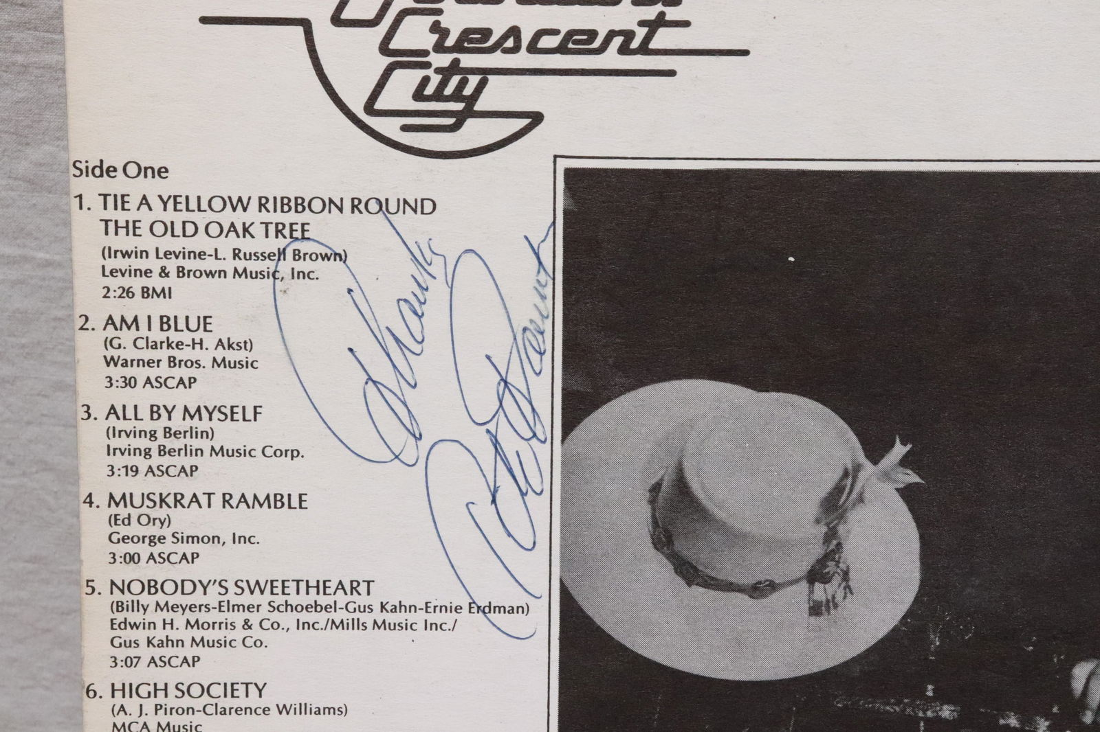 3 signed LP records - 3