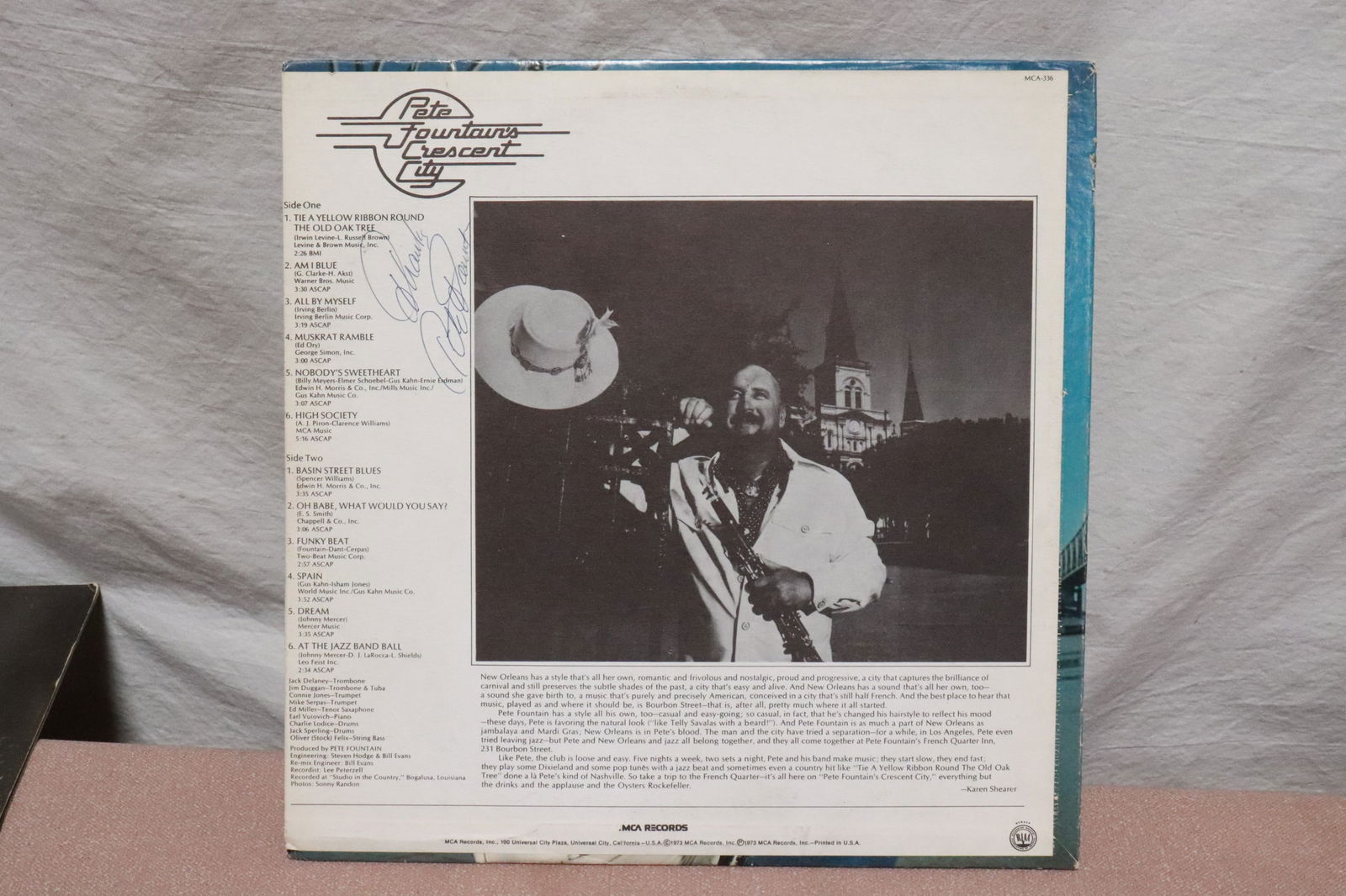 3 signed LP records - 4