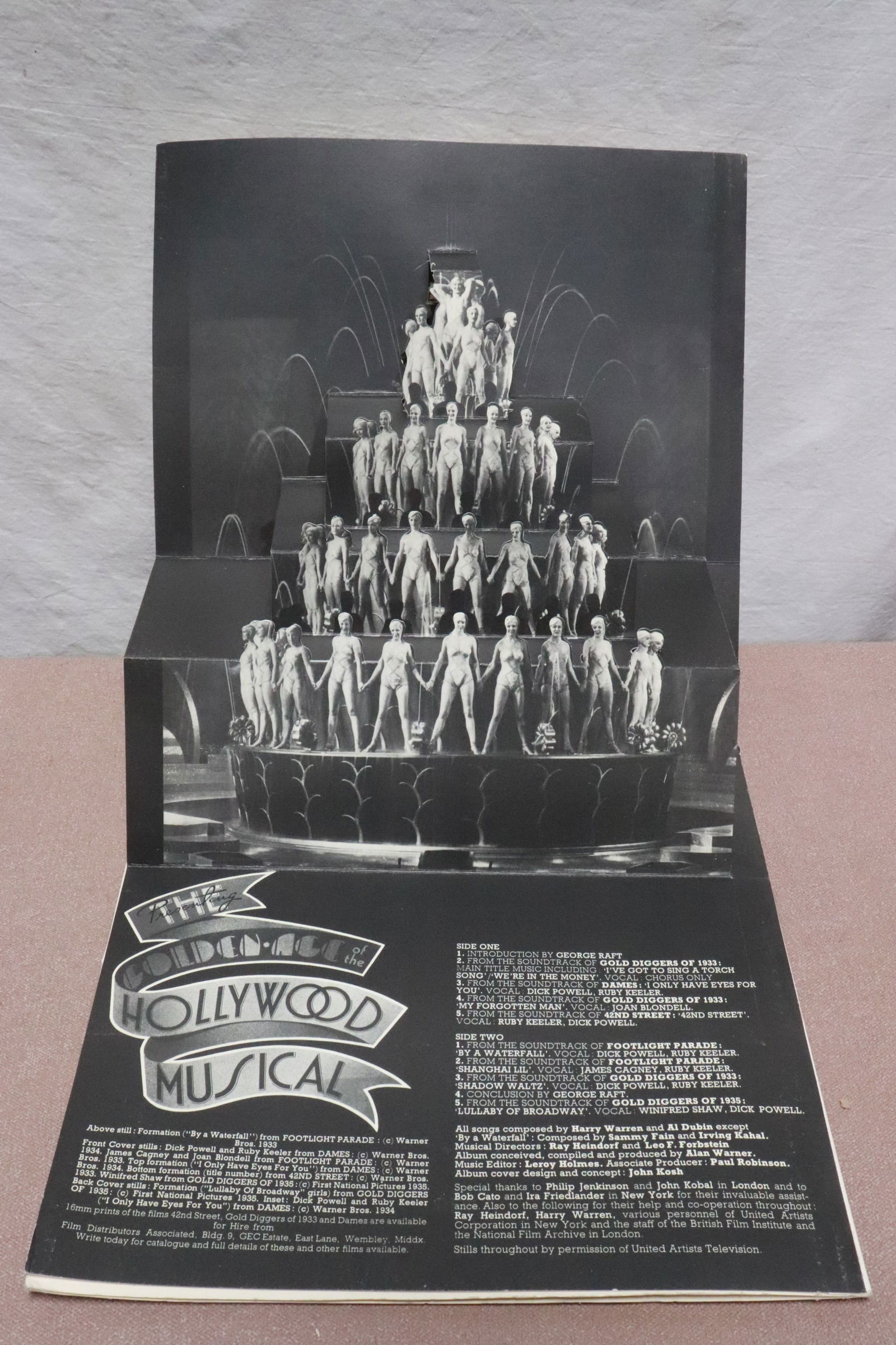 Interesting record w/ 3-dimensional display when open up - 2