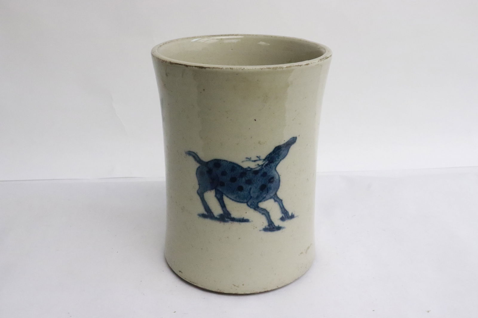 Chinese blue and white porcelain brush holder (1 of 6)