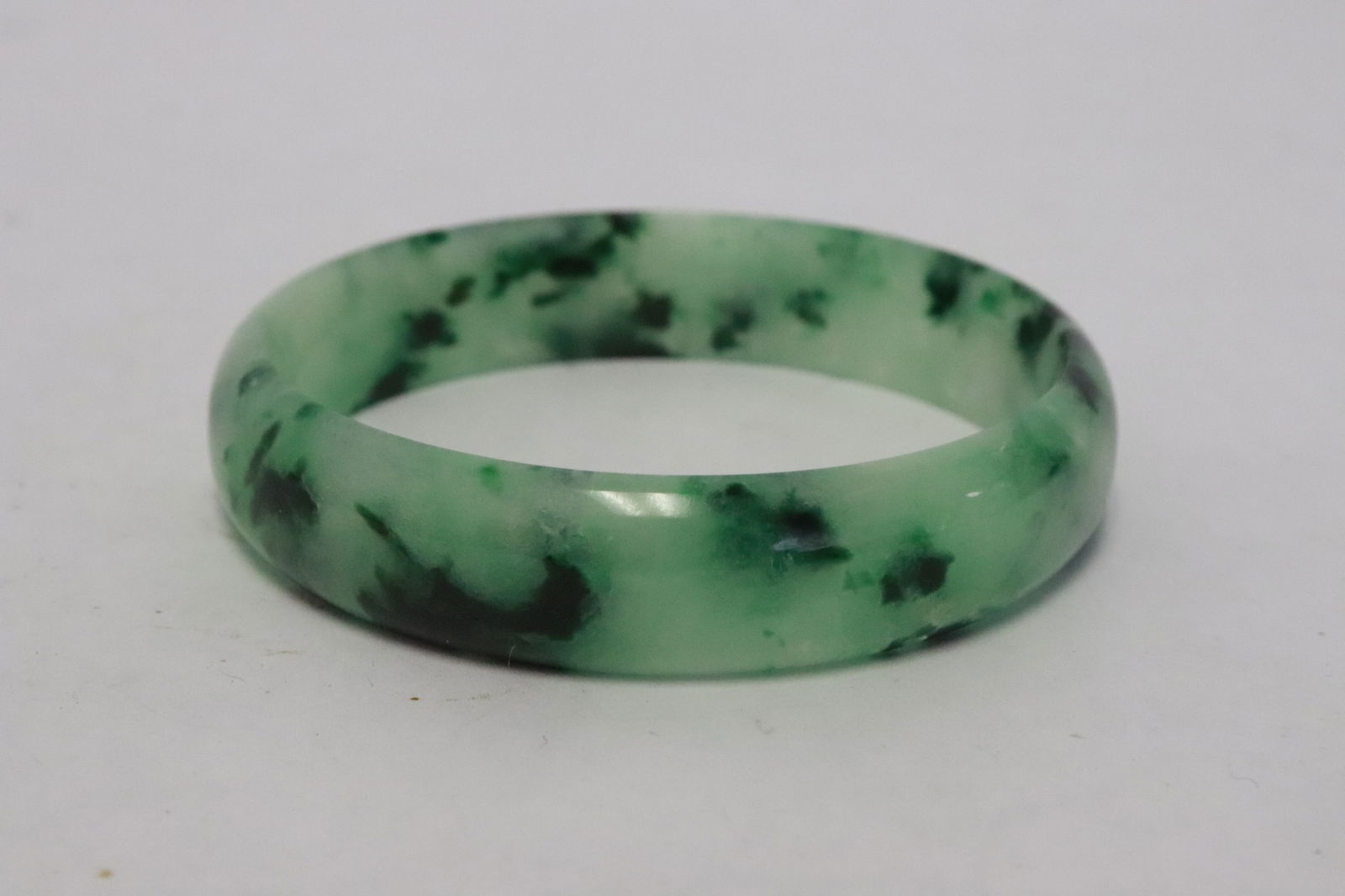 2 jadeite like bangles - 2