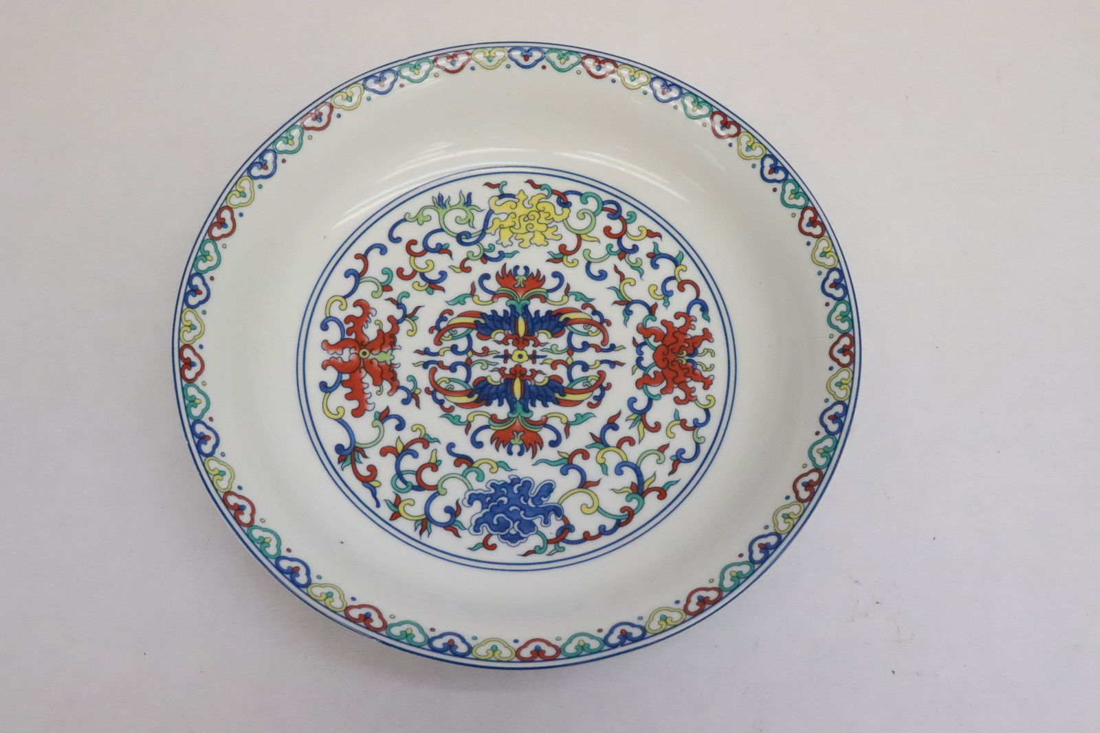 A doucai porcelain plate (1 of 8)