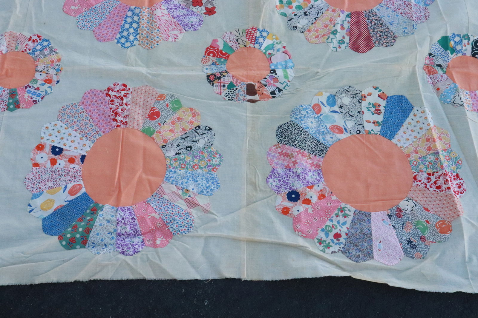 2 Victorian patch quilt tops - 5