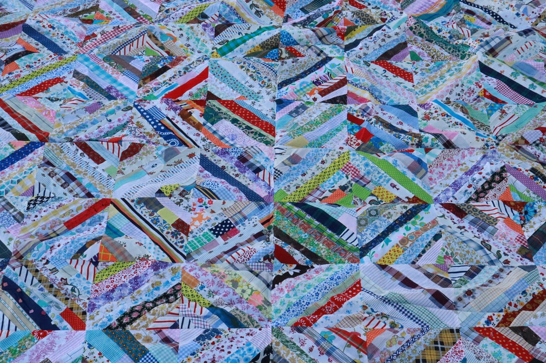 2 Victorian patch quilt tops - 7