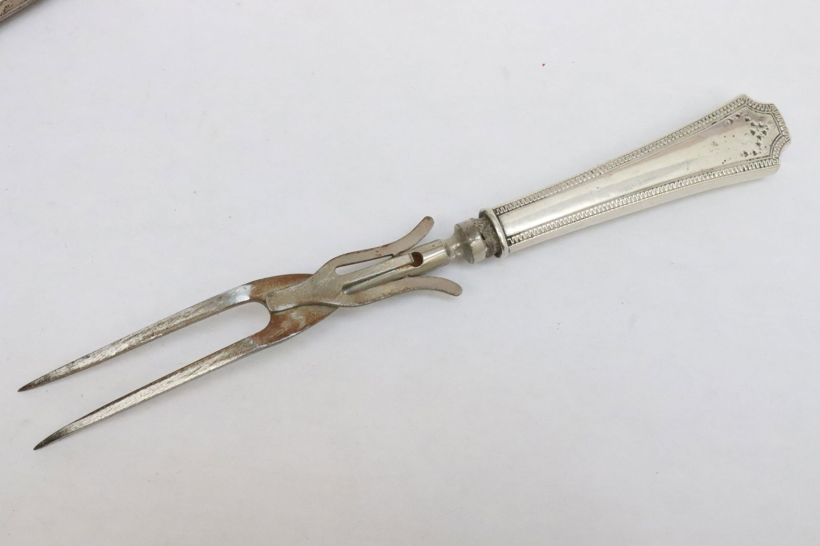 2 sterling handled serving pieces - 3